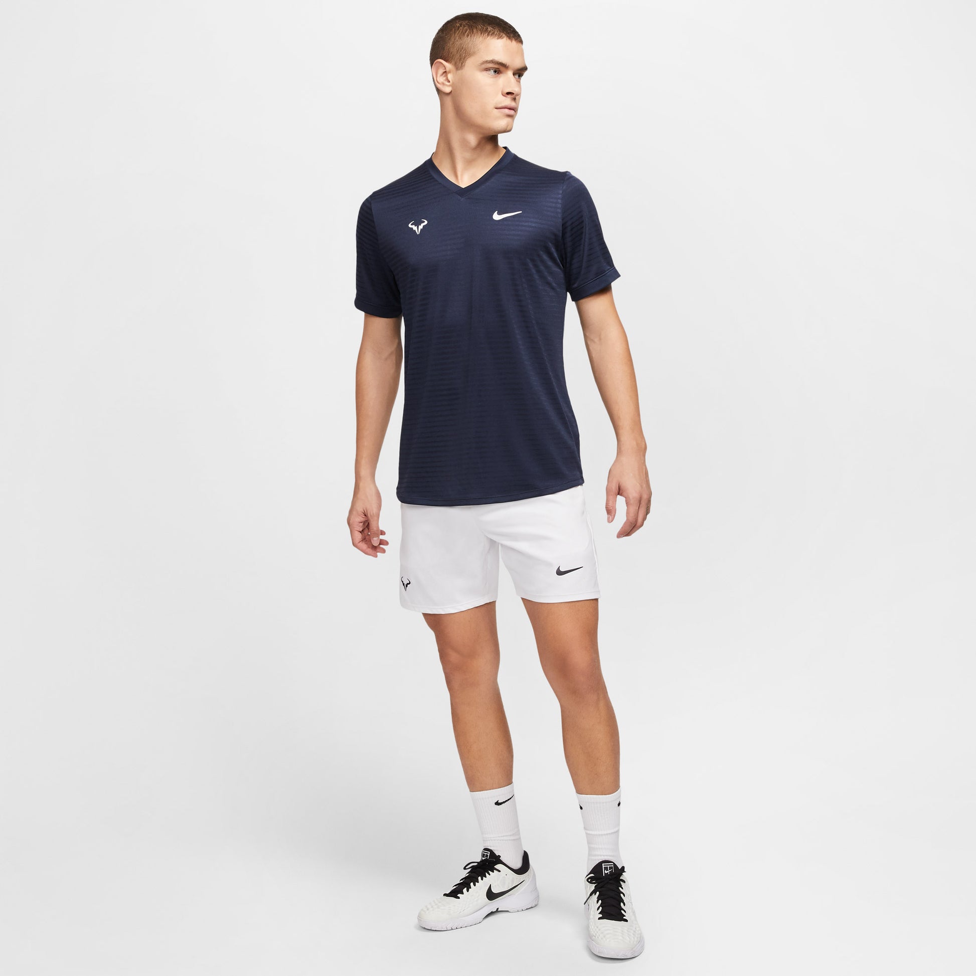 Nike Dri-FIT Rafa Challenger Men's Tennis Shirt Blue (3)