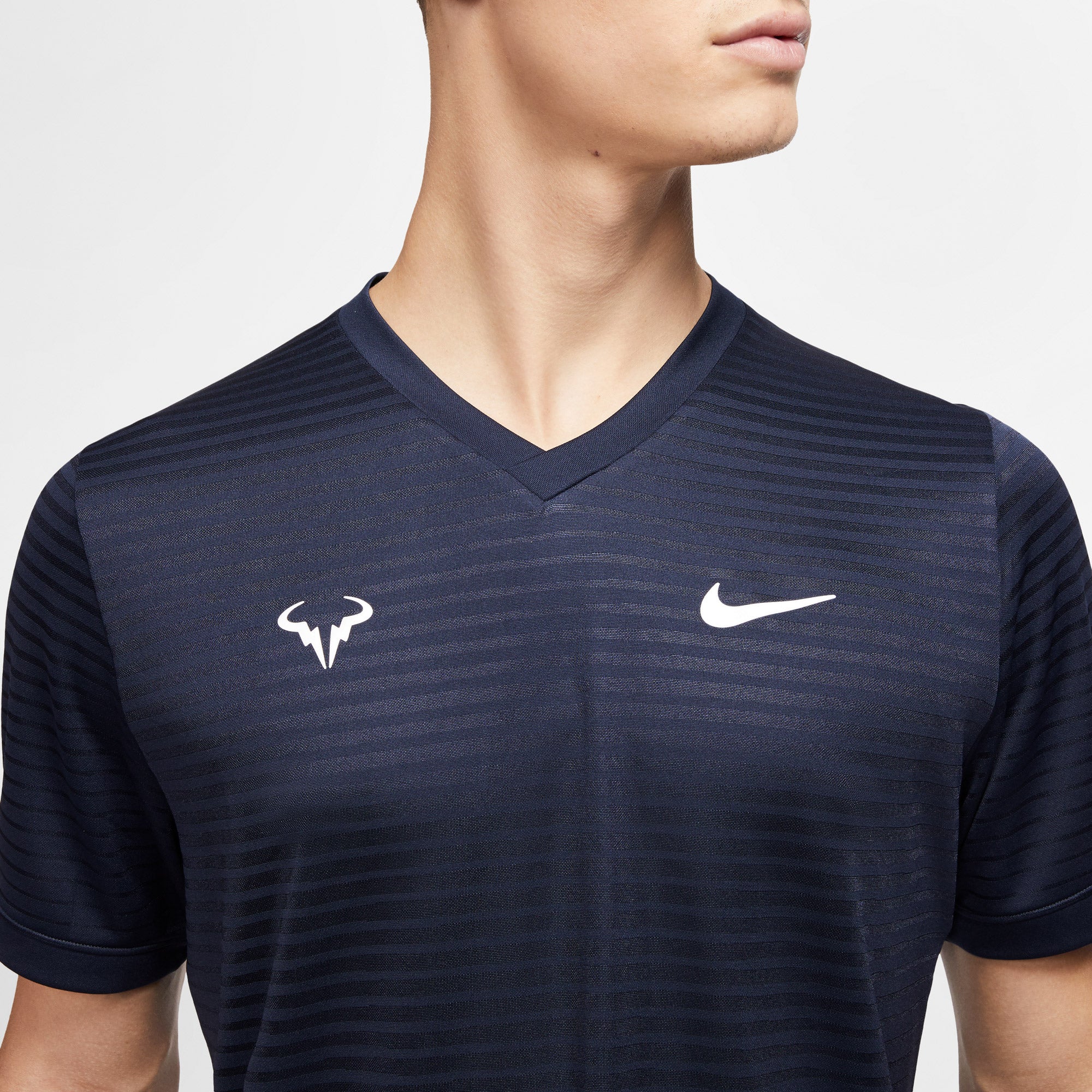 Nike Dri-FIT Rafa Challenger Men's Tennis Shirt Blue (4)