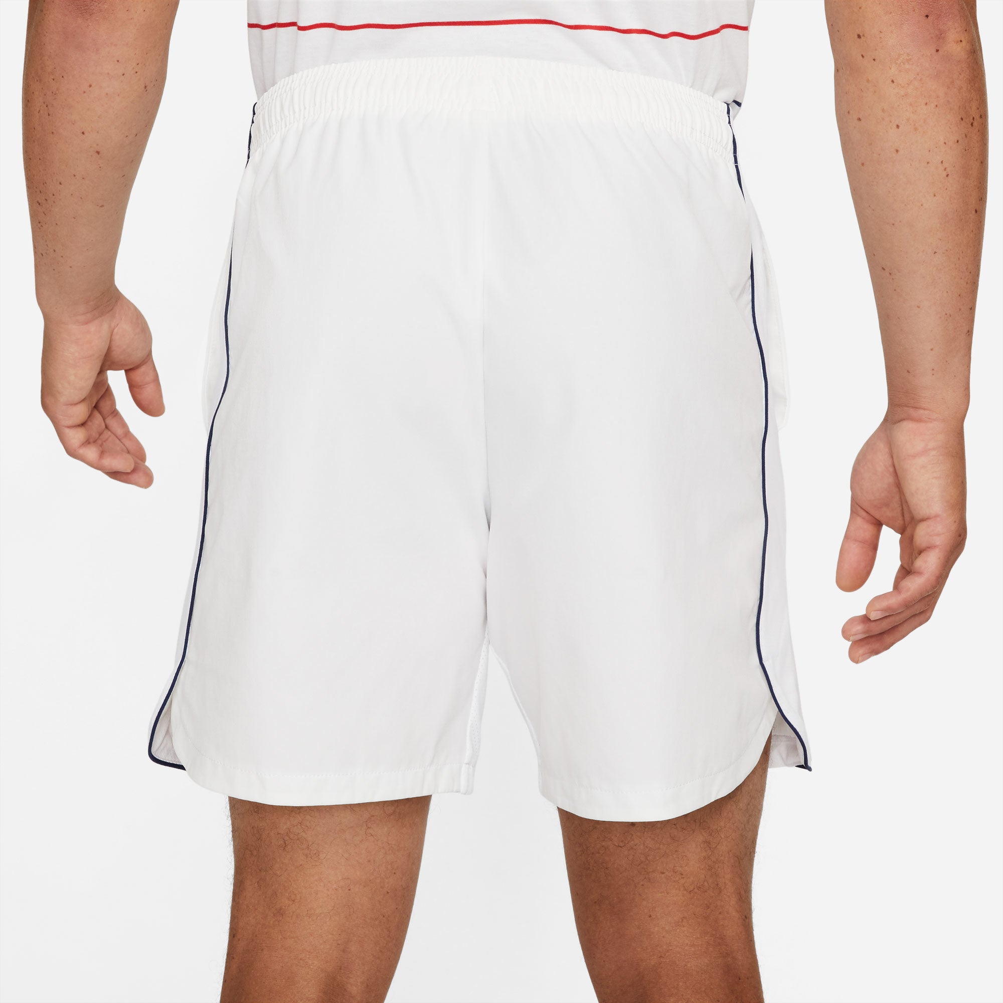 Nike Dri-FIT Slam Men's 7-Inch Tennis Shorts White (2)