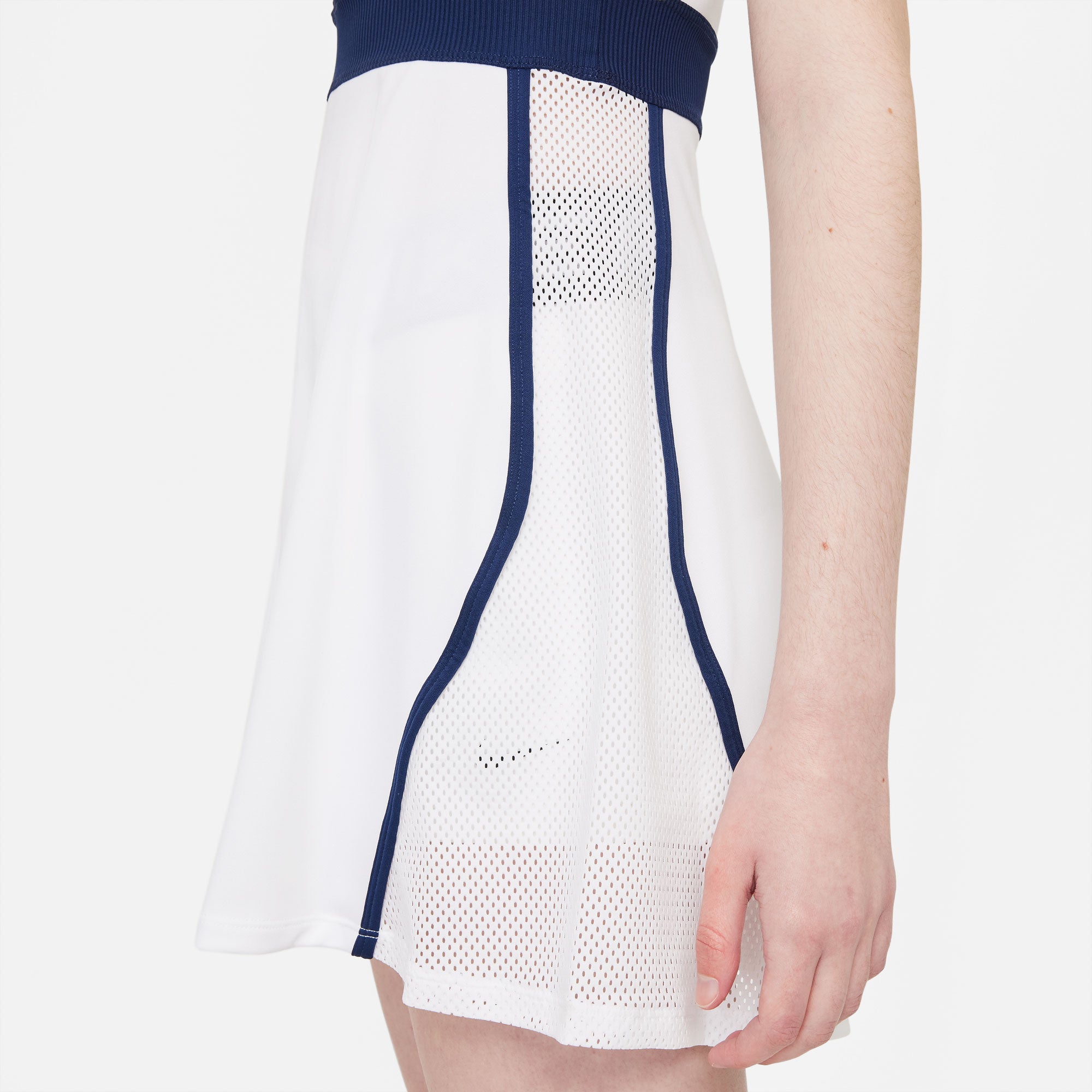 Nike Dri-FIT Slam Women's Tennis Dress White (5)