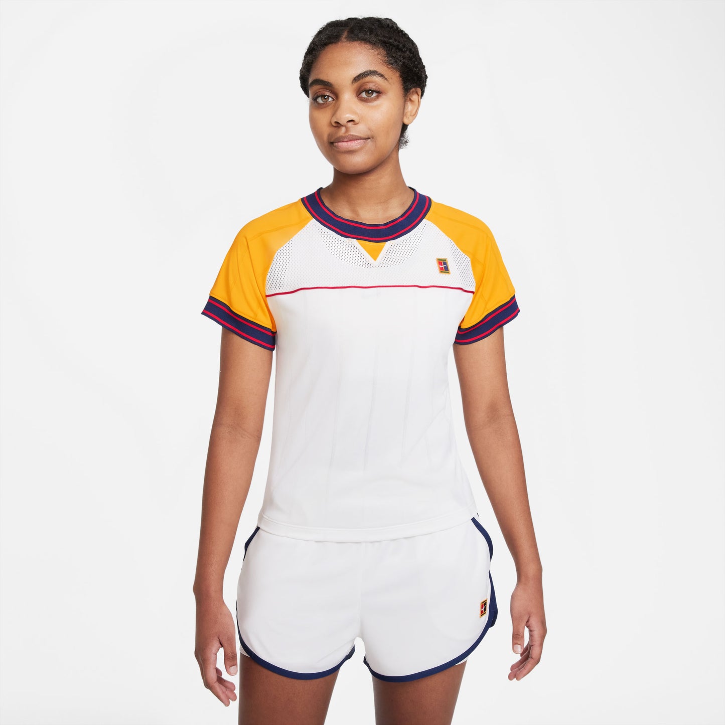 Nike Dri-FIT Slam Women's Tennis Shirt White (1)