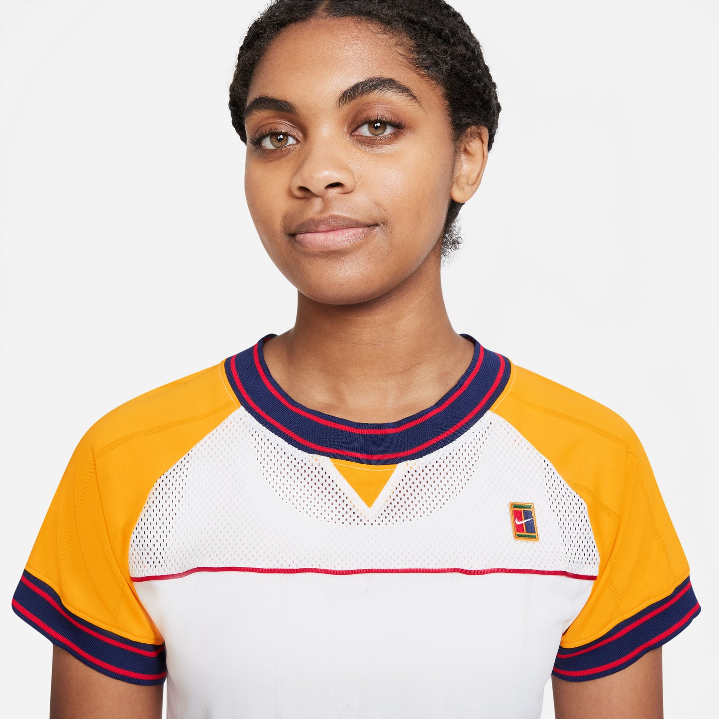 Nike Dri-FIT Slam Women's Tennis Shirt White (4)