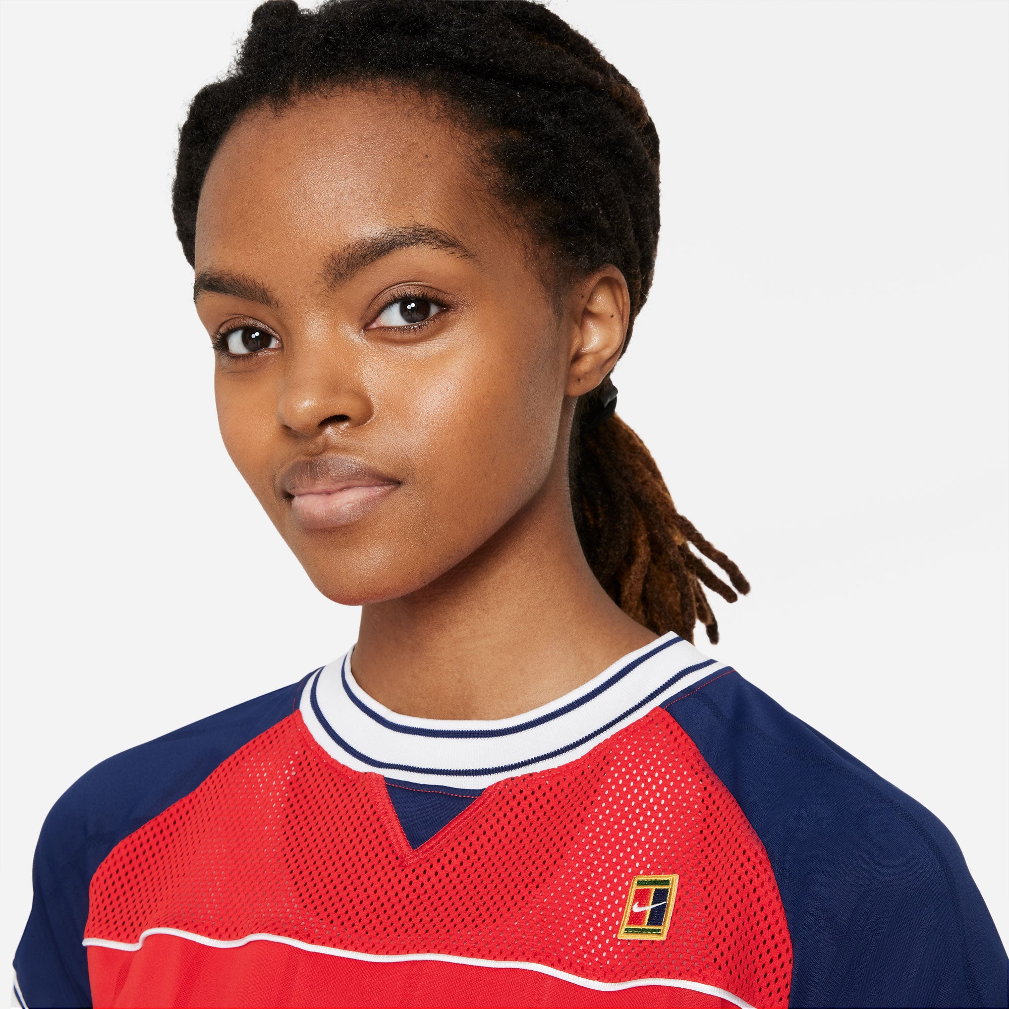 nike red tennis shirt