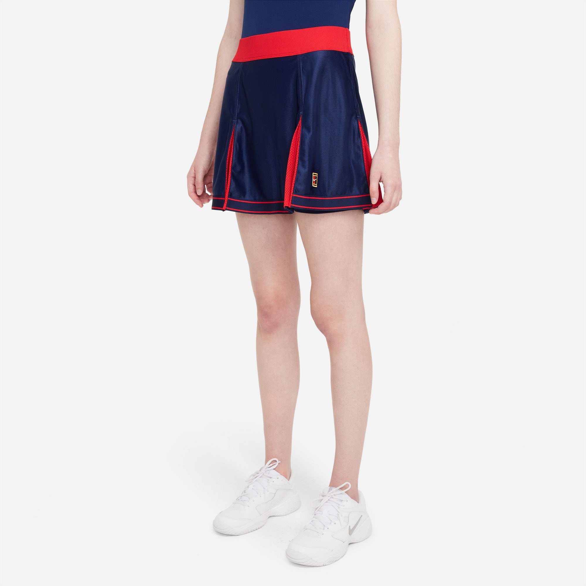 Nike Dri-FIT Slam Women's Tennis Skirt Blue (1)