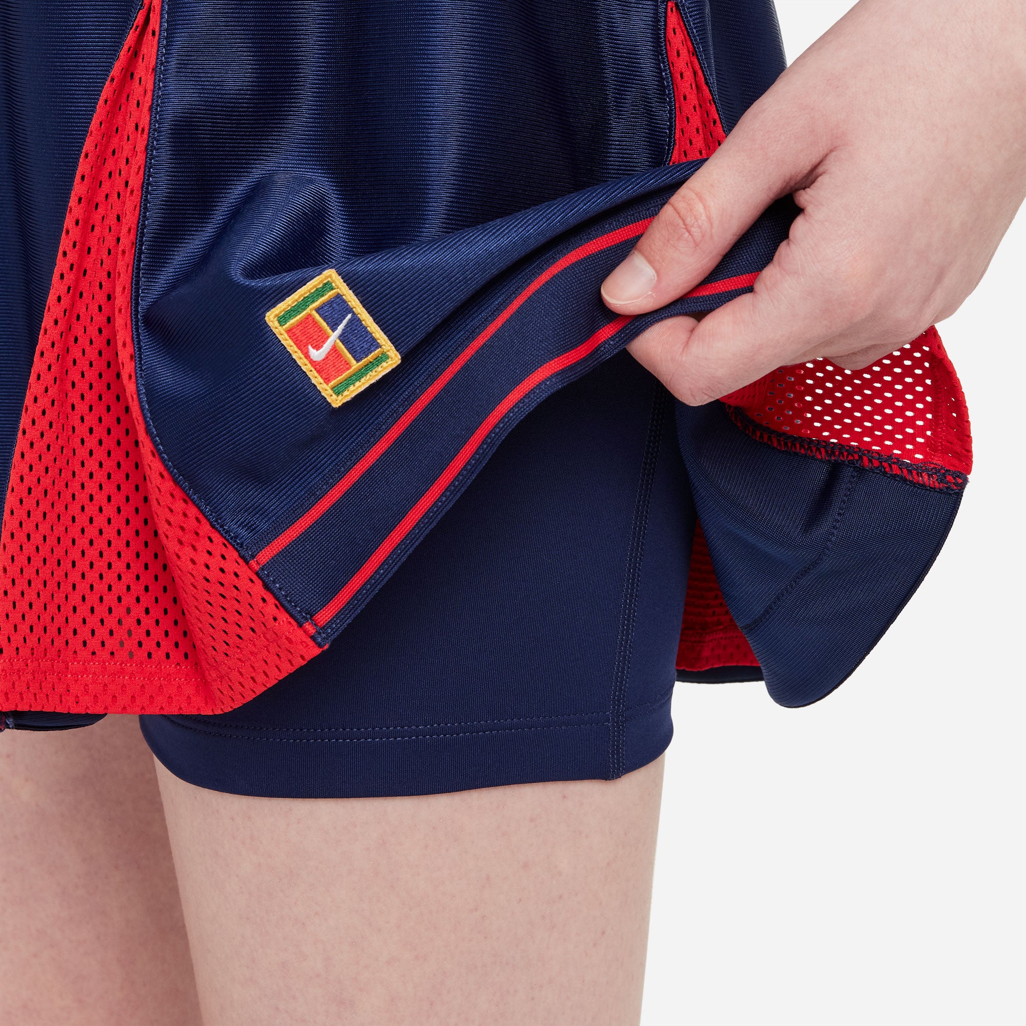 Nike Dri-FIT Slam Women's Tennis Skirt Blue (5)