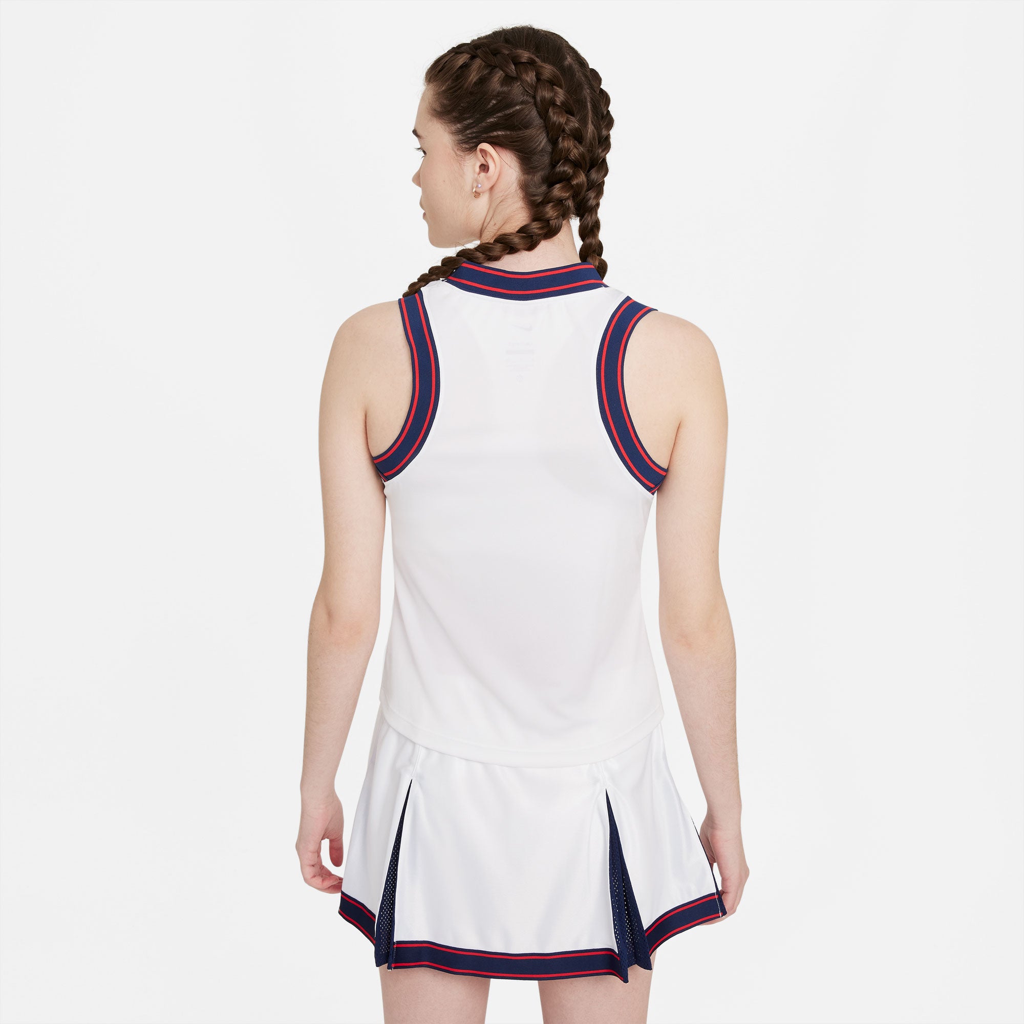 Nike Dri-FIT Slam Women's Tennis Tank White (2)