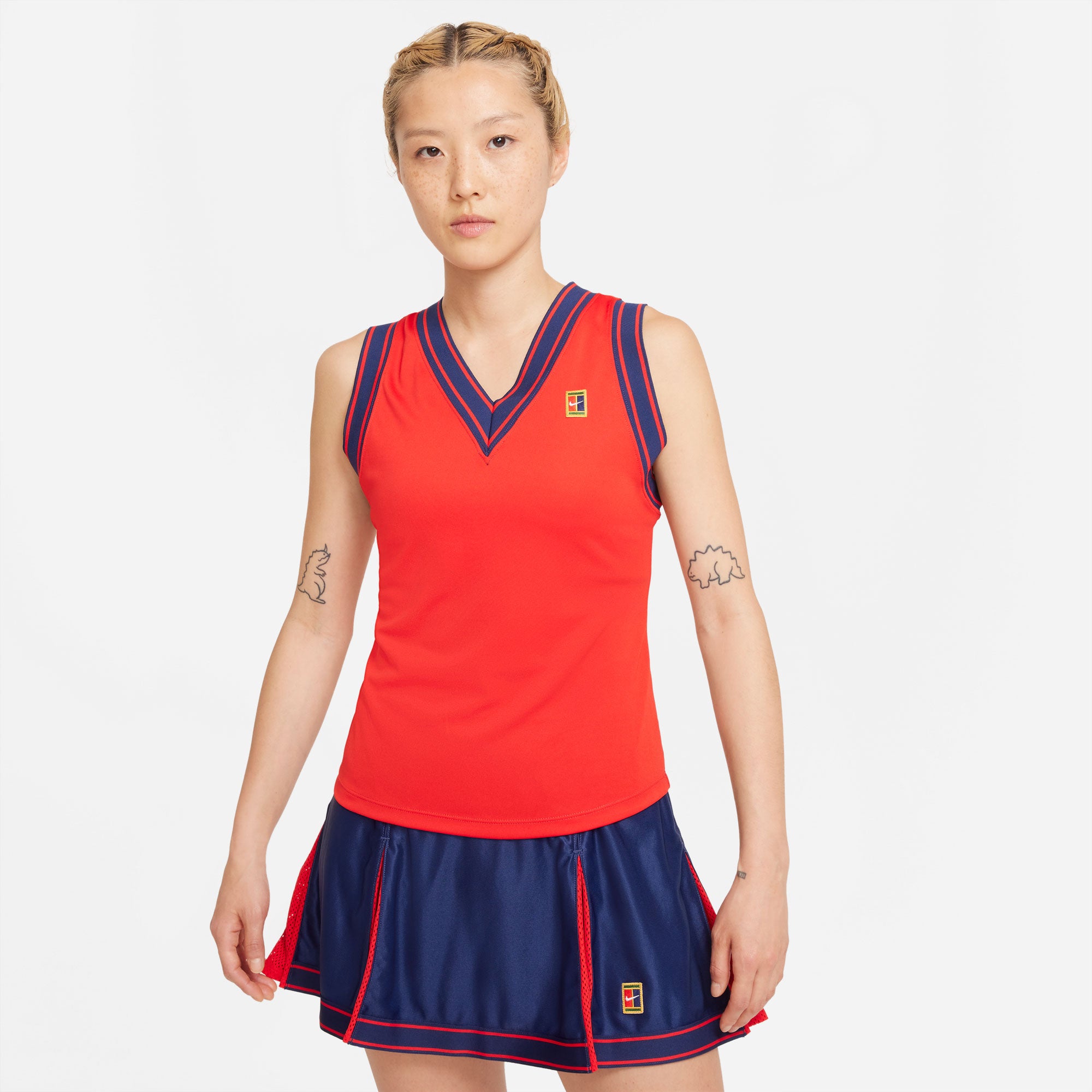 Nike Dri-FIT Slam Women's Tennis Tank Red (1)