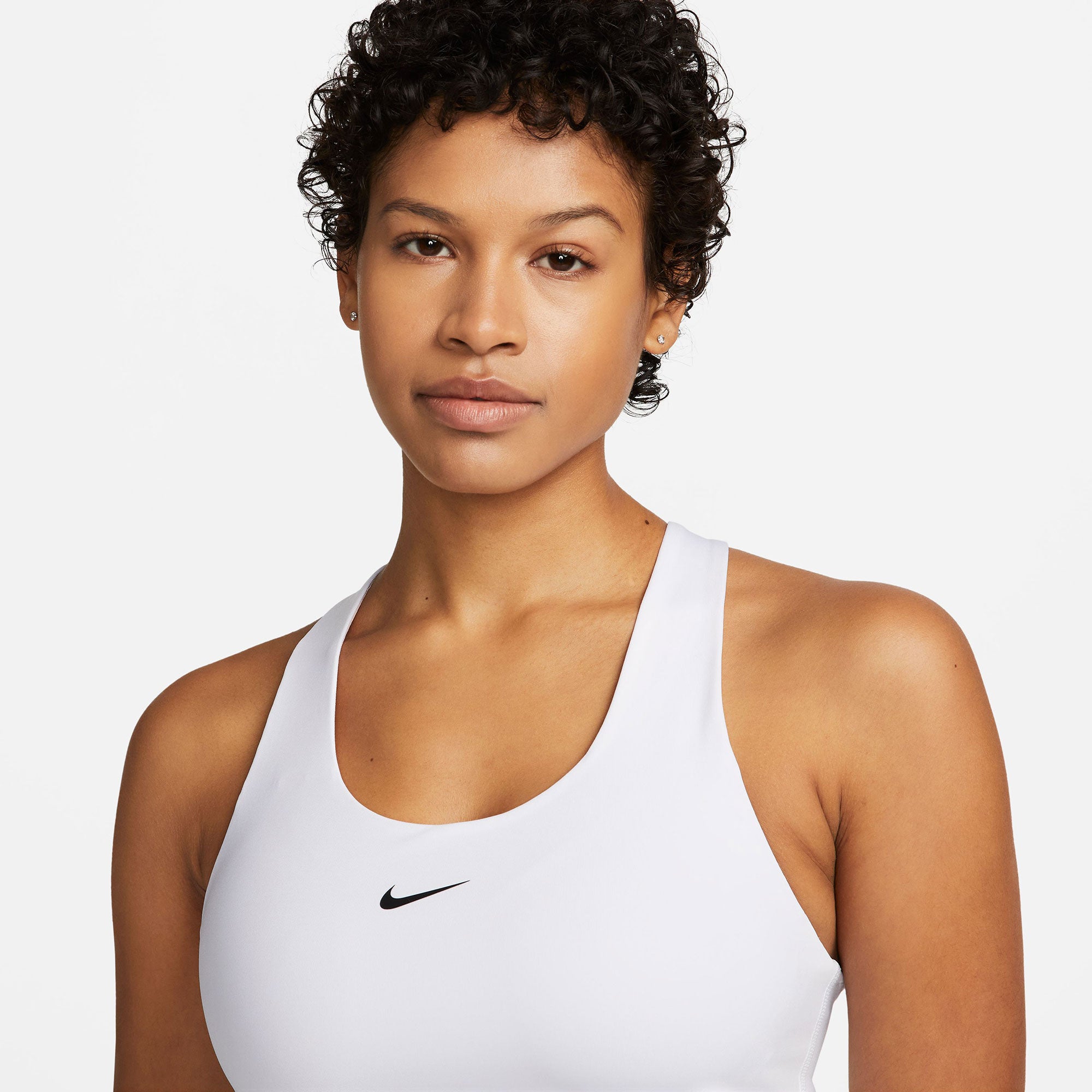 Nike Dri-FIT Swoosh Women's Bra Tank White (3)