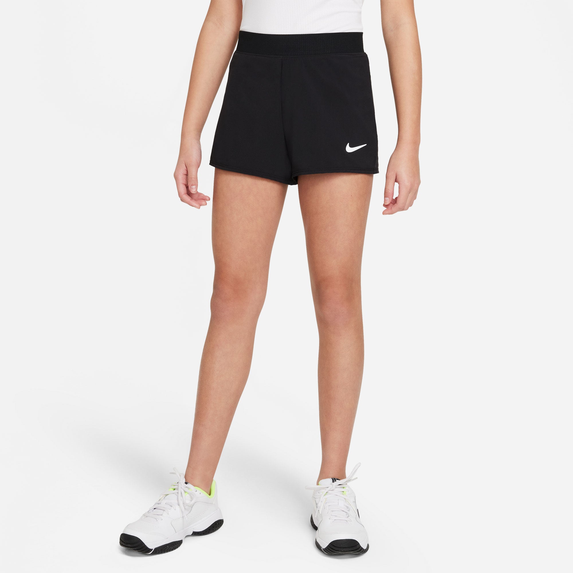 Nike Dri FIT Victory Girls' Tennis Shorts Black (1)