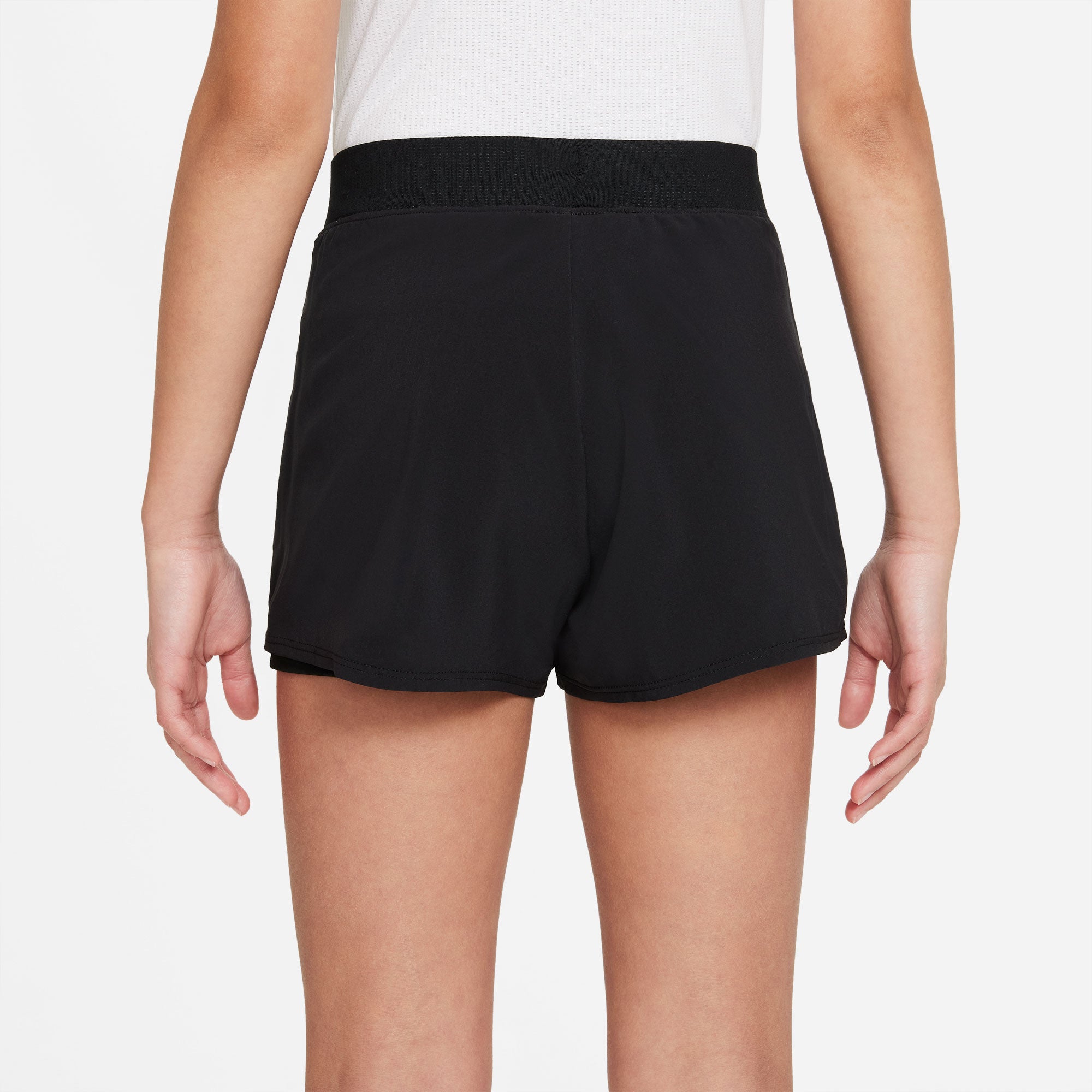 Nike Dri FIT Victory Girls' Tennis Shorts Black (2)