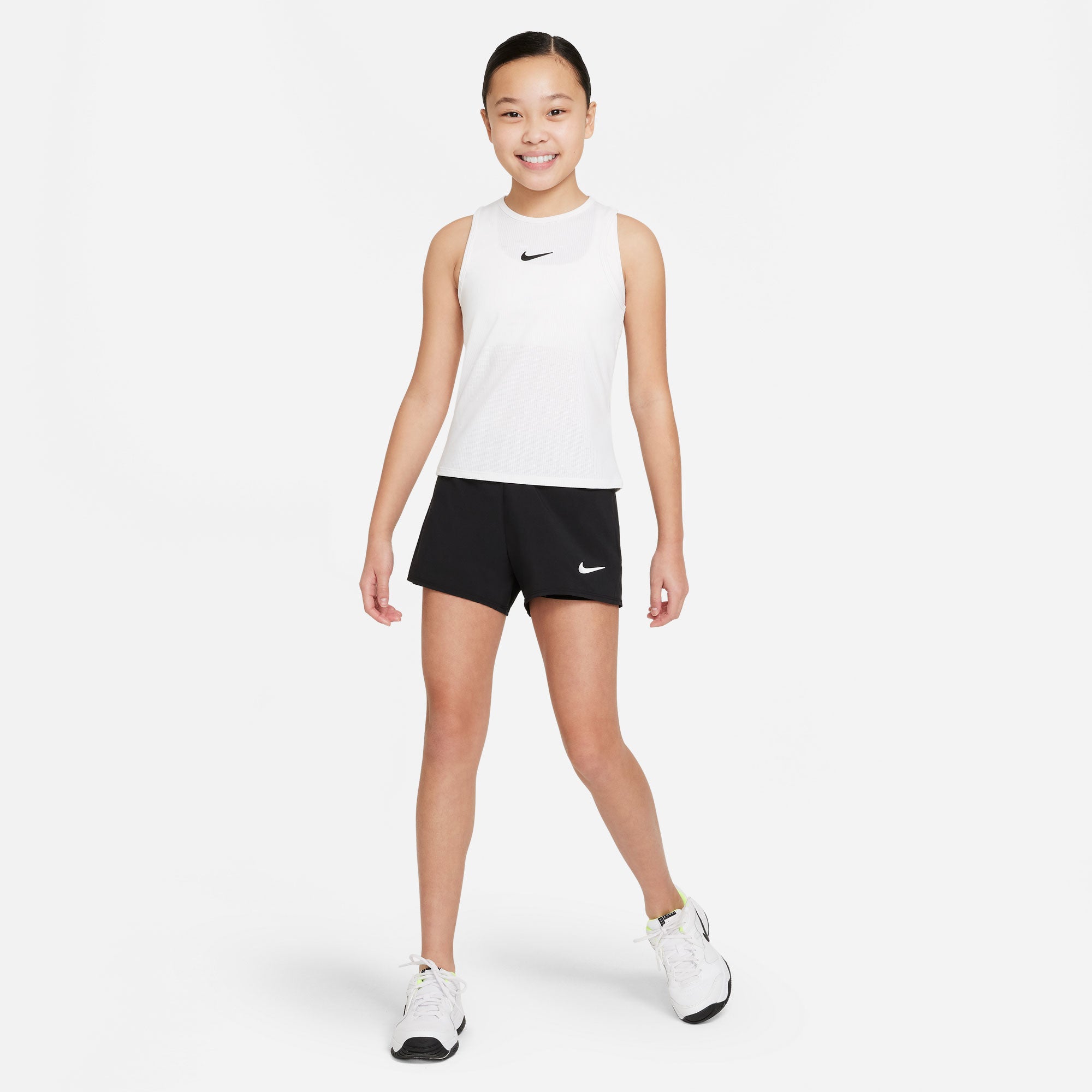 Nike Dri FIT Victory Girls' Tennis Shorts Black (3)