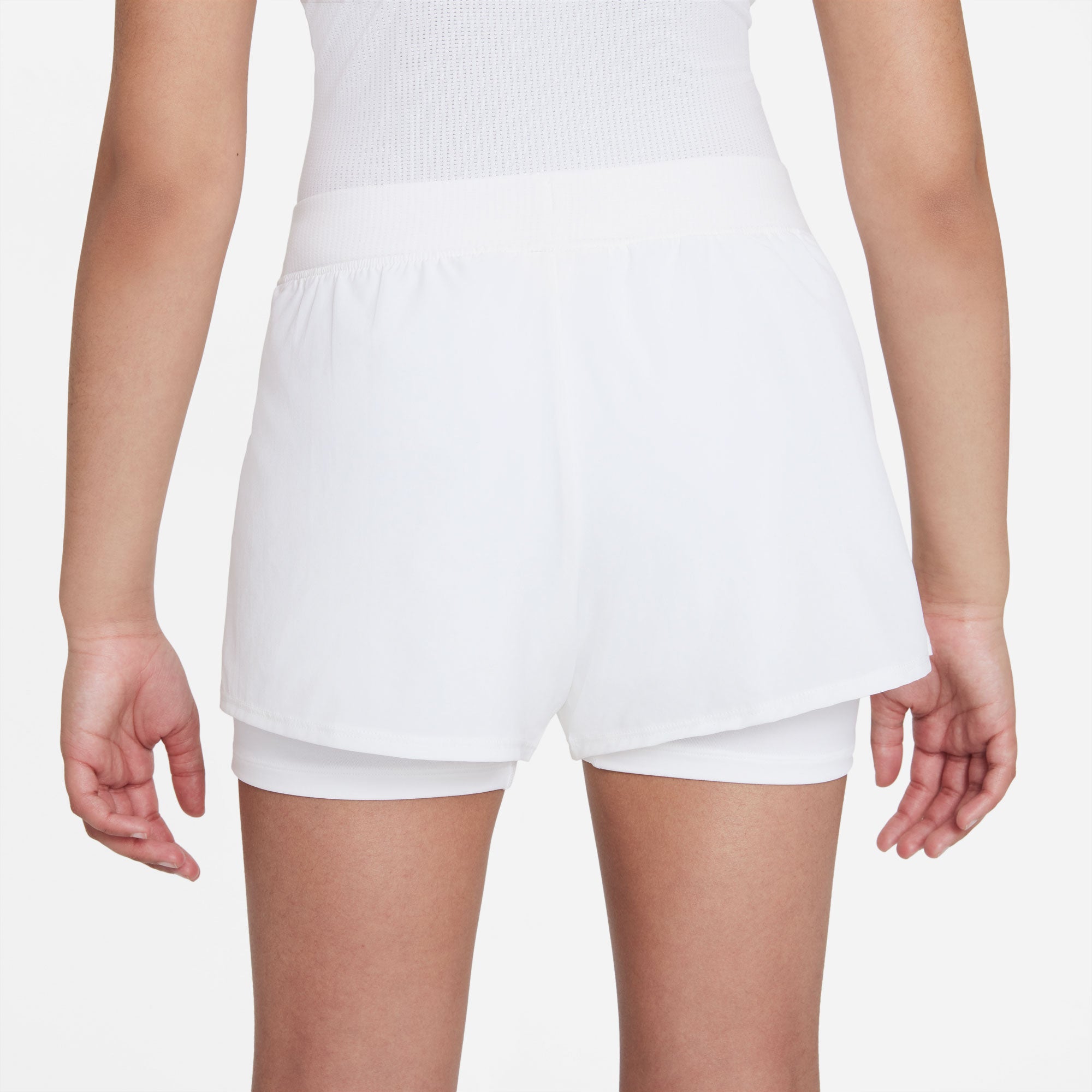 Nike Dri FIT Victory Girls' Tennis Shorts White (2)