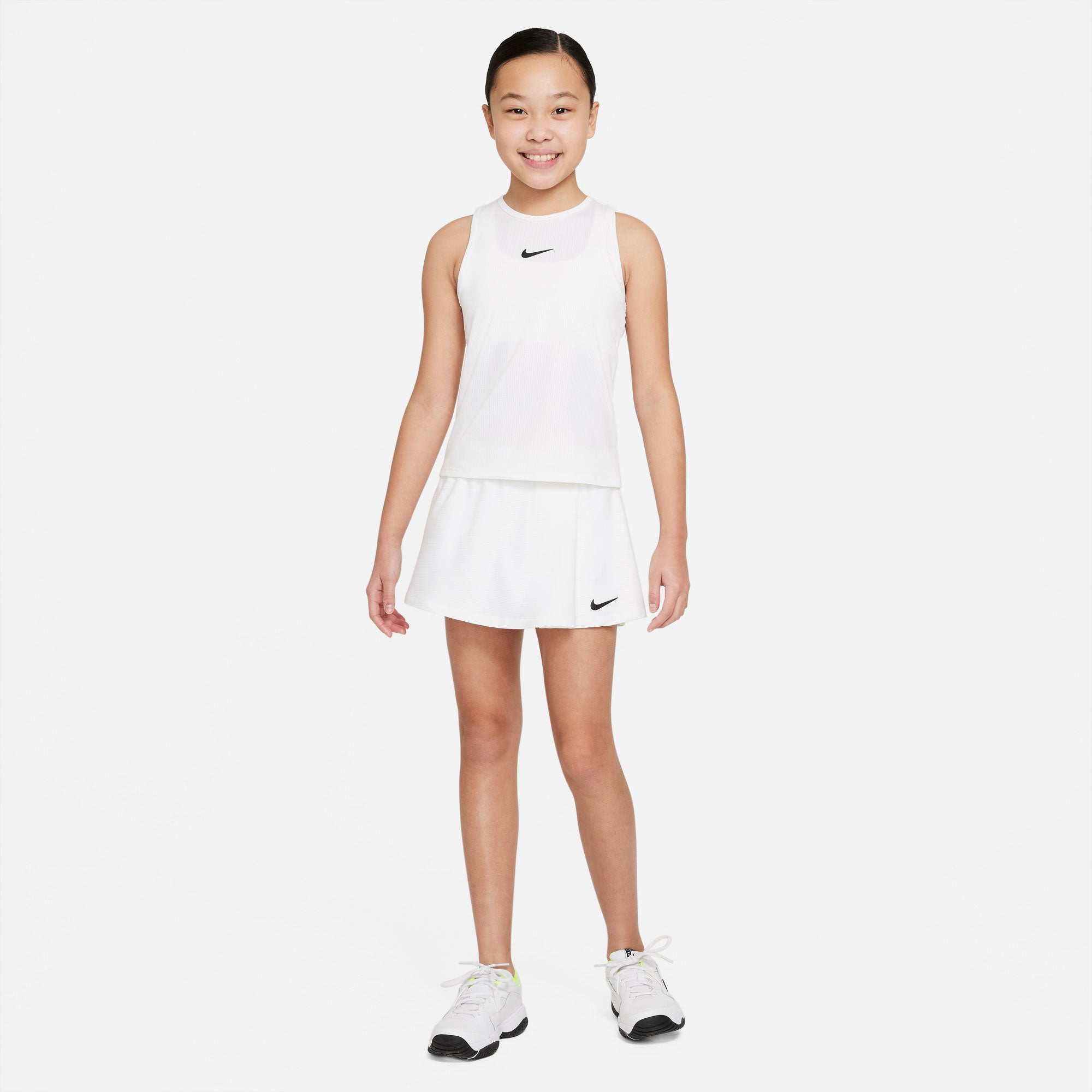 Nike Dri FIT Victory Girls' Tennis Skirt White (3)