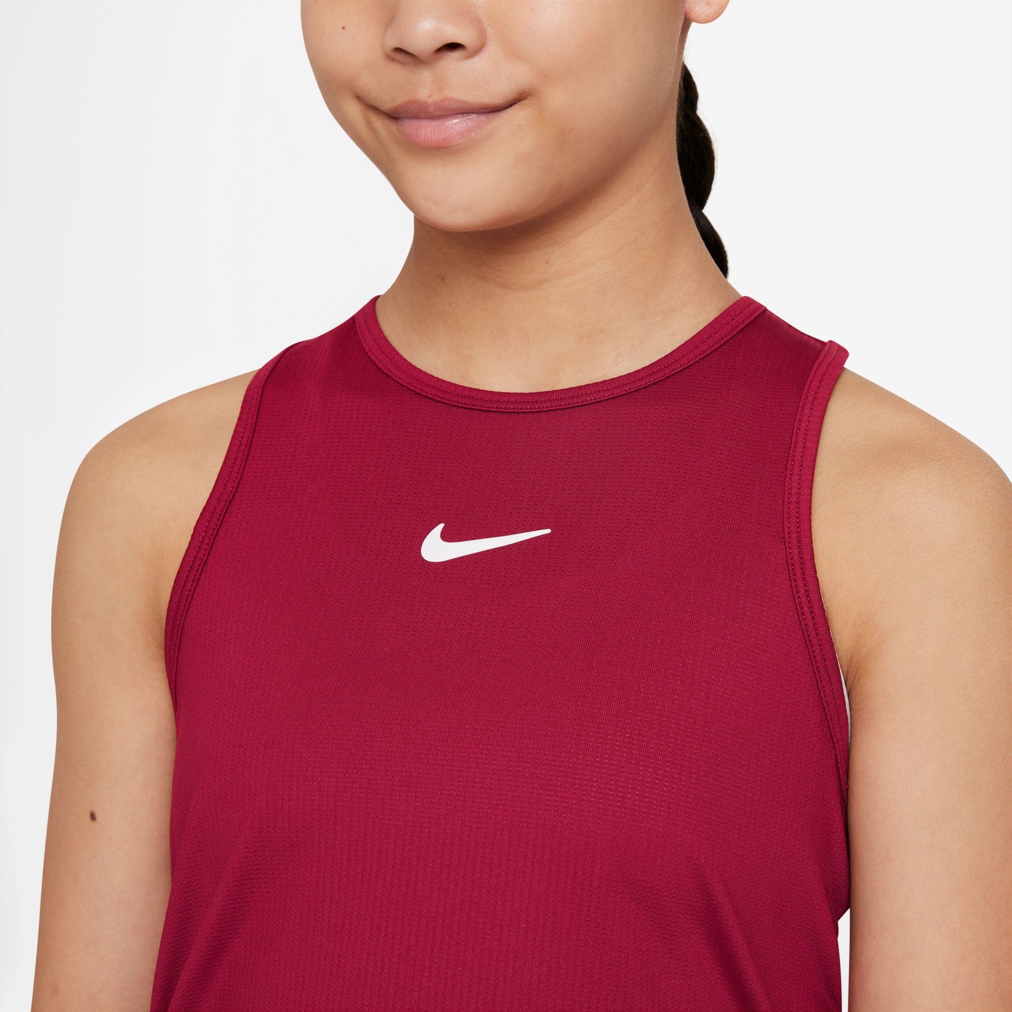 Nike Dri FIT Victory Girls' Tennis Tank Red (3)