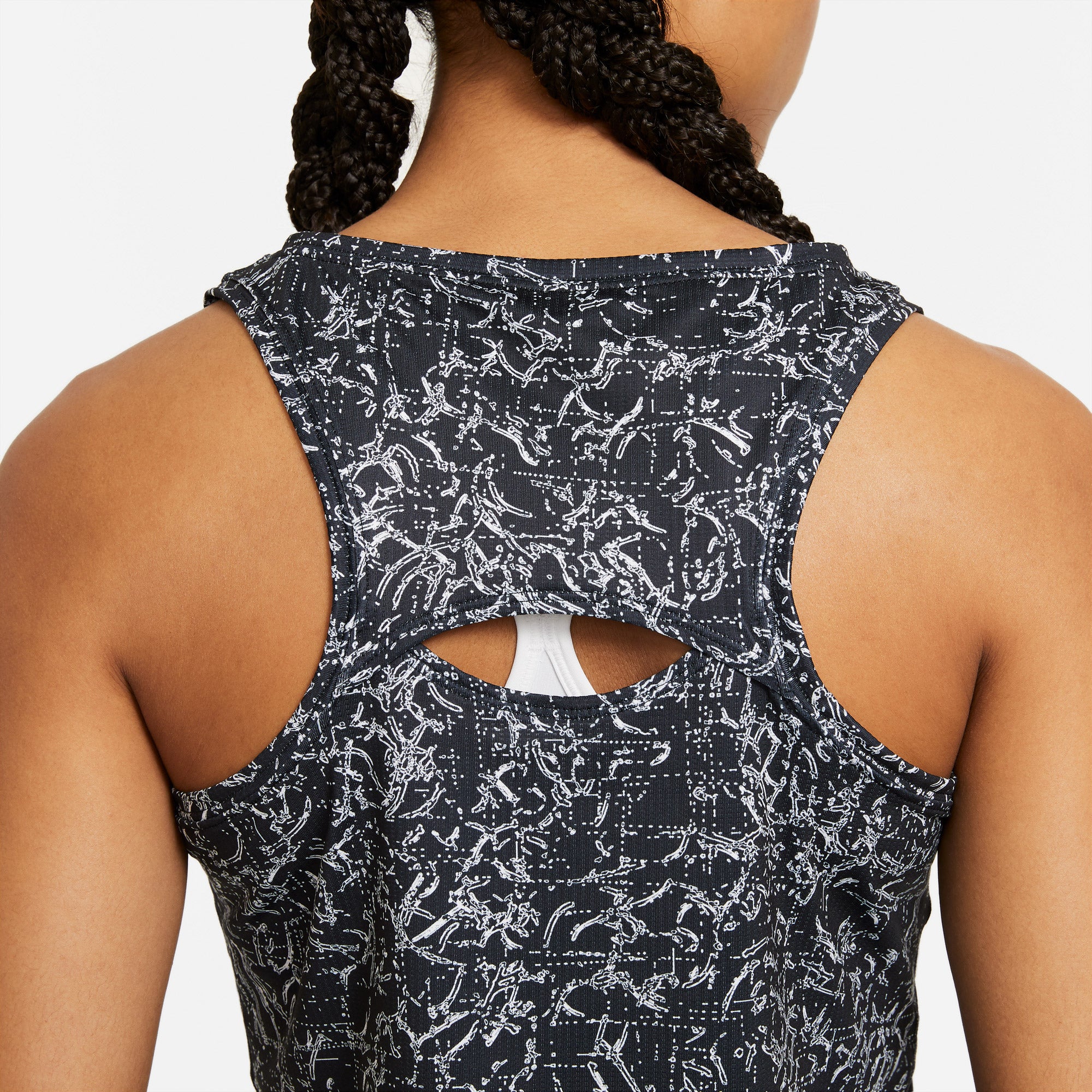 Nike Dri-FIT Victory Women's Printed Tennis Tank Black (5)