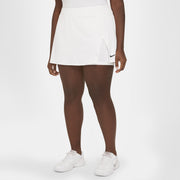 Nike Dri-FIT Victory Women's Straight Tennis Skirt (Plus Size) White (1)