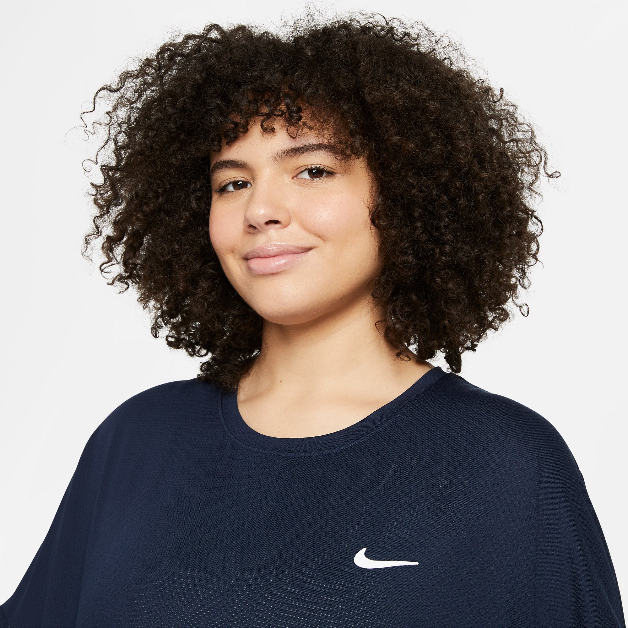 Nike Dri-FIT Victory Women's Tennis Shirt (Plus Size) Blue (4)