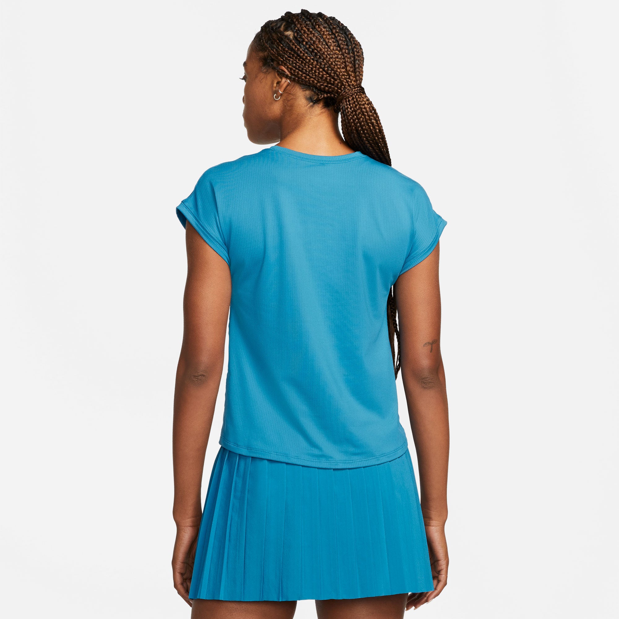 Nike Dri-FIT Victory Women's Tennis Shirt Blue (2)