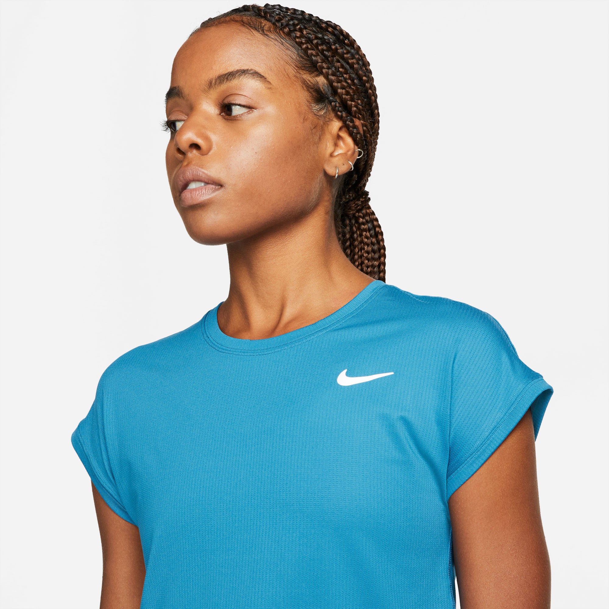 Nike Dri-FIT Victory Women's Tennis Shirt Blue (4)