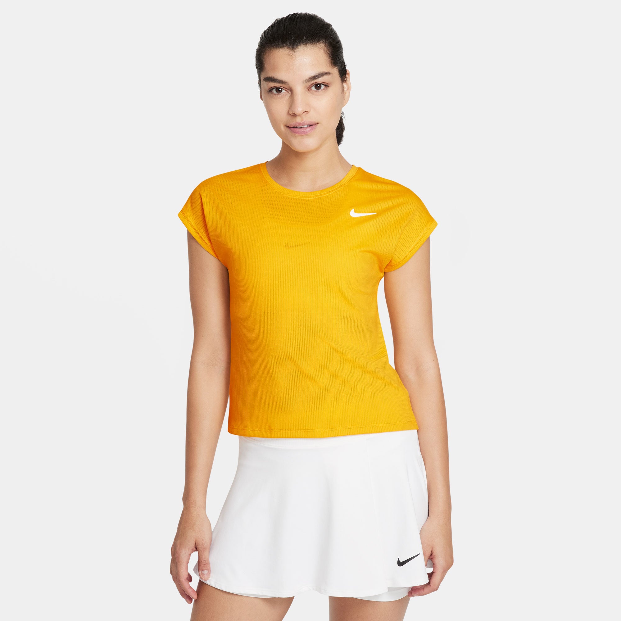 Nike Dri-FIT Victory Women's Tennis Shirt Yellow (1)
