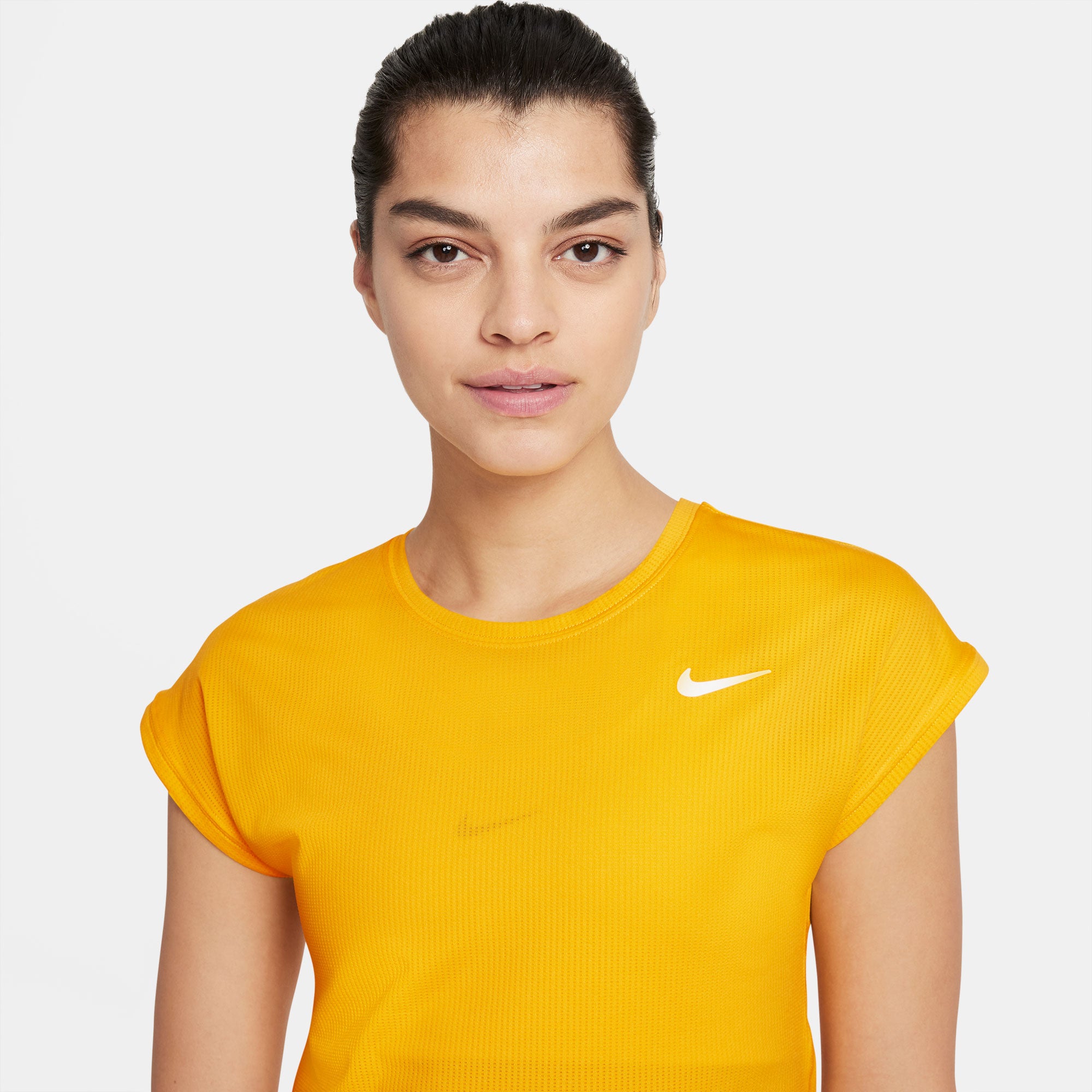 Nike Dri-FIT Victory Women's Tennis Shirt Yellow (4)