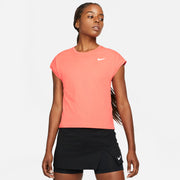 Nike Dri-FIT Victory Women's Tennis Shirt Orange (1)