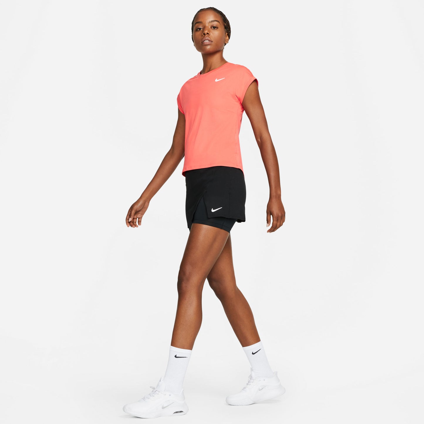 Nike Dri-FIT Victory Women's Tennis Shirt Orange (3)