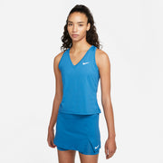 Nike Dri-FIT Victory Women's Tennis Tank Blue (1)