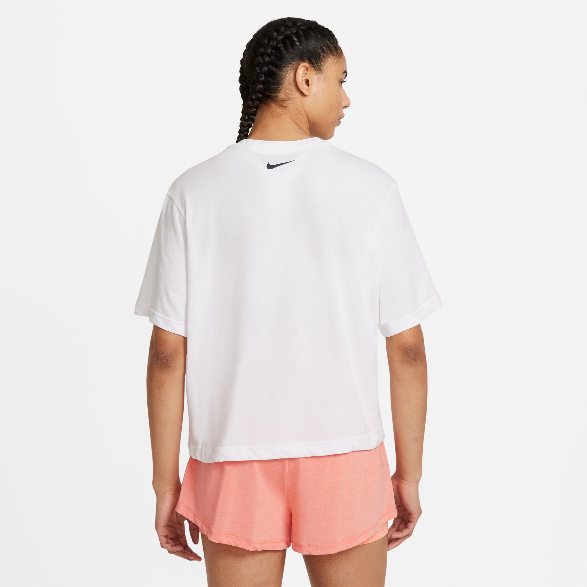 Nike Dri-FIT Women's Graphic Tennis T-Shirt White (2)