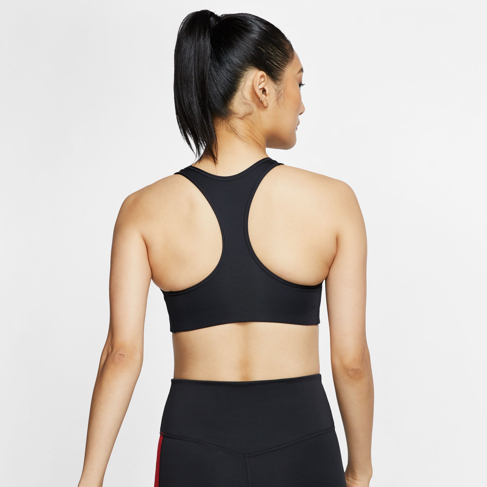 Nike Dri-FIT Women's Medium-Support 1-Piece Pad Sports Bra - Black