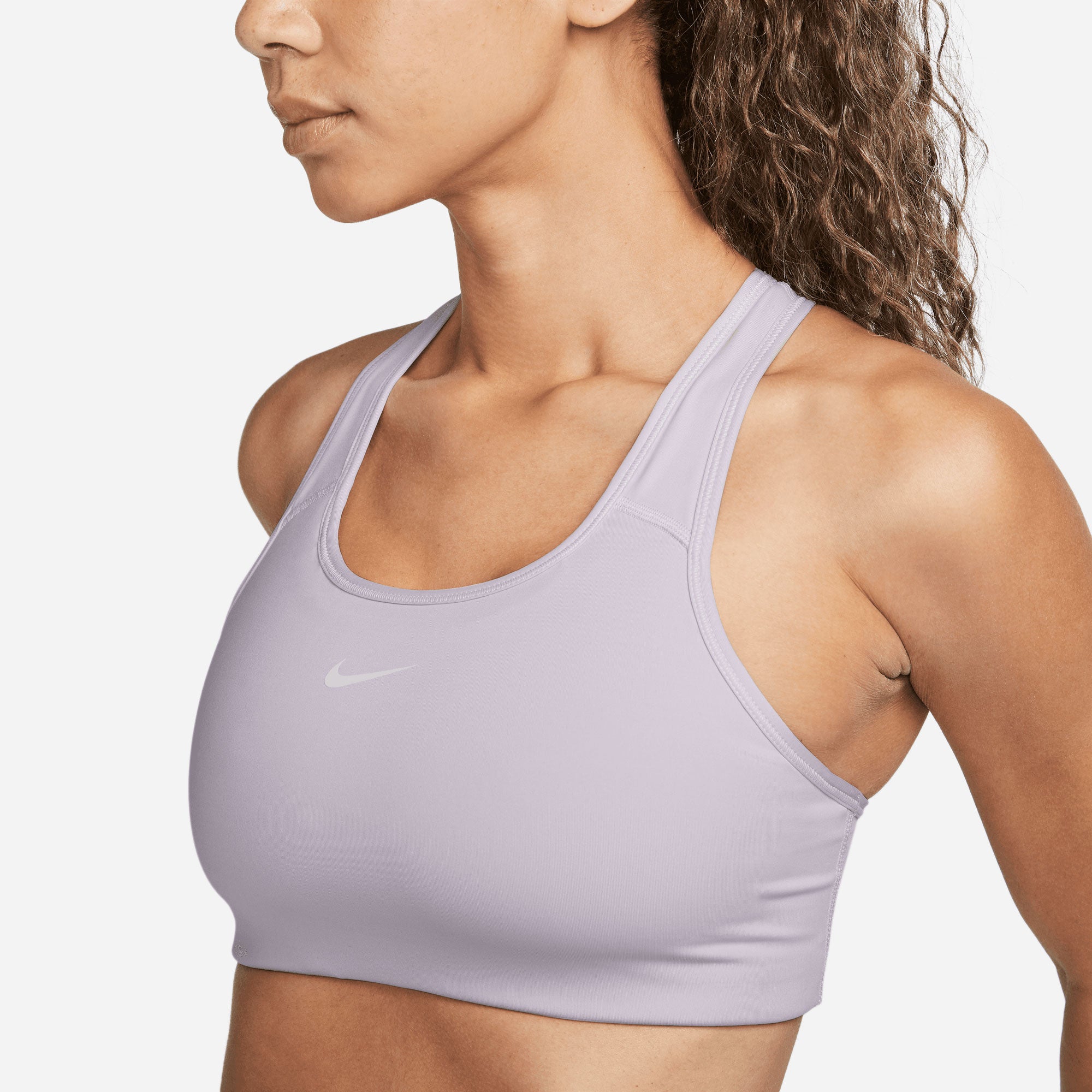 Nike Dri-FIT Women's Medium-Support 1-Piece Pad Sports Bra Purple (3)