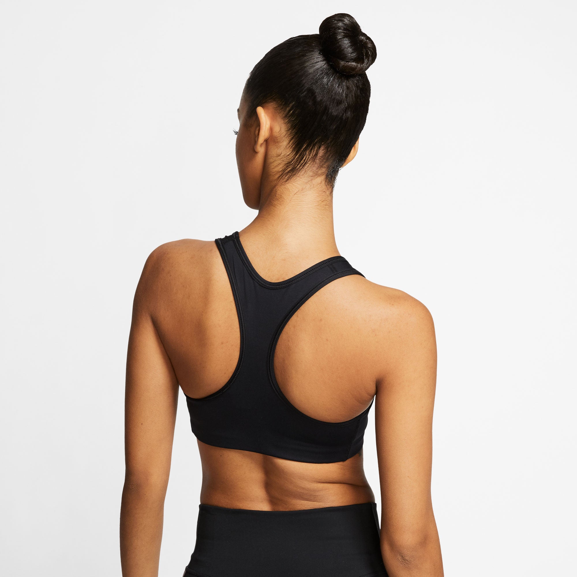Nike Dri-FIT Women's Medium-Support Non-Padded Sports Bra Black (2)