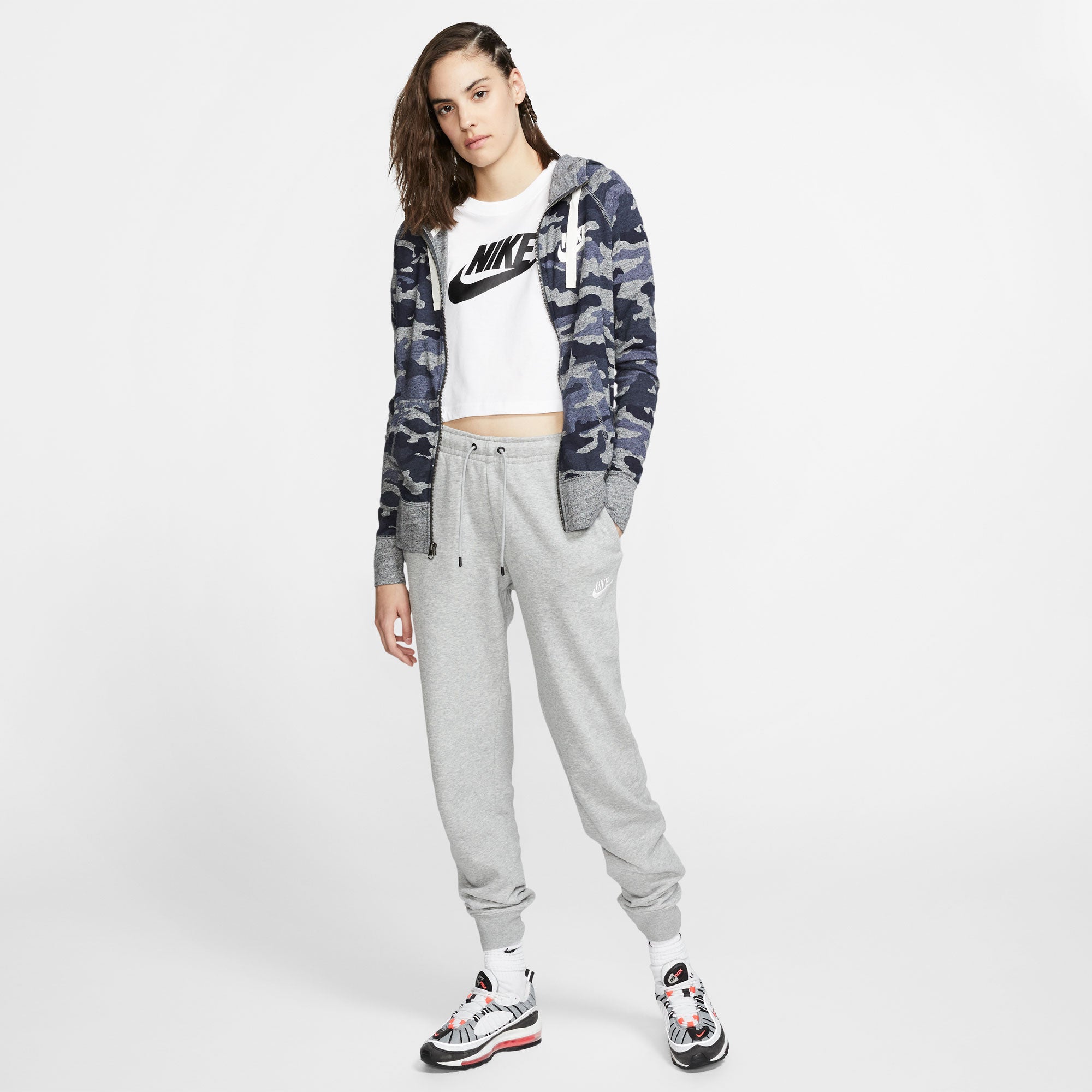 Nike Essential Women's Fleece Pants Grey (3)