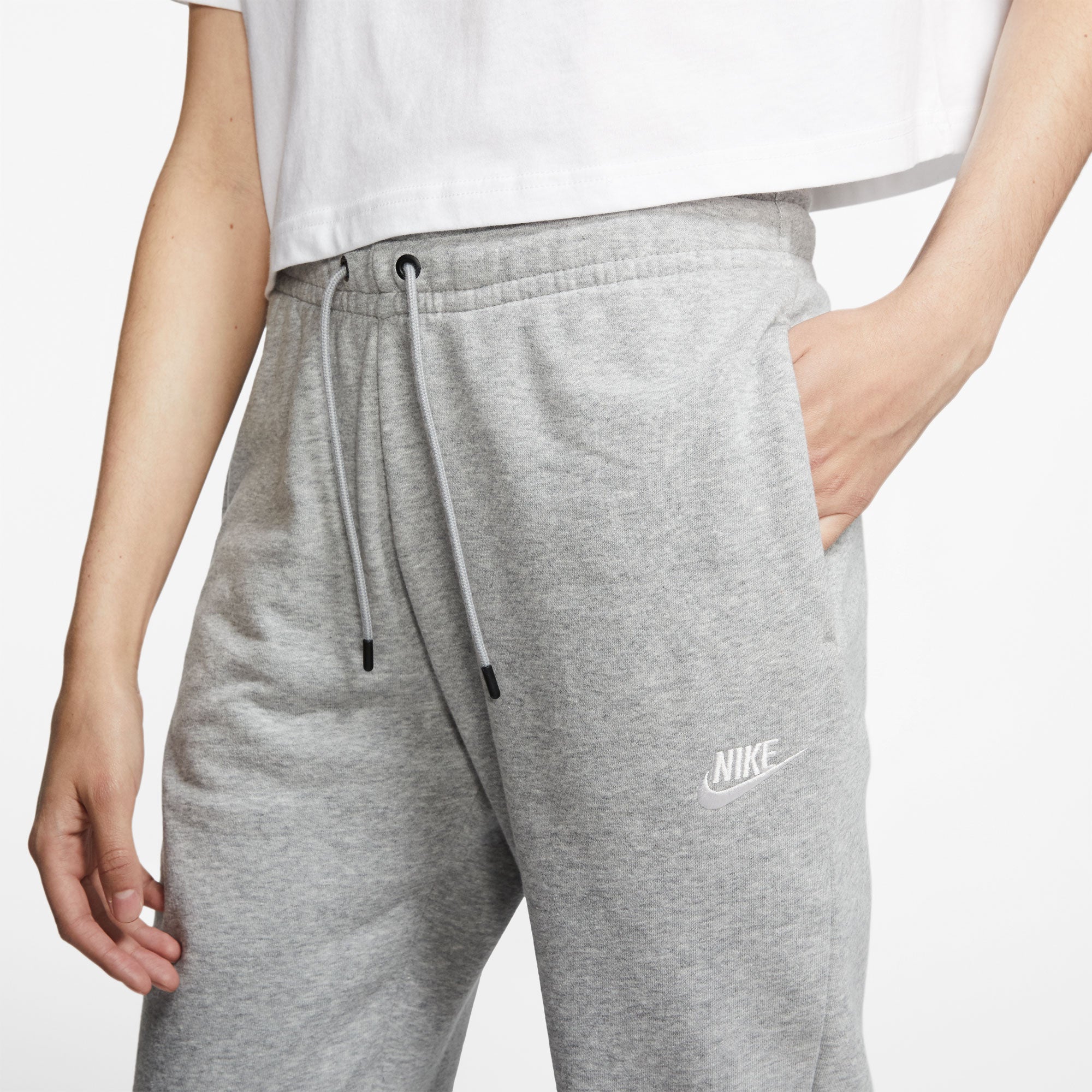 Nike Essential Women's Fleece Pants Grey (4)