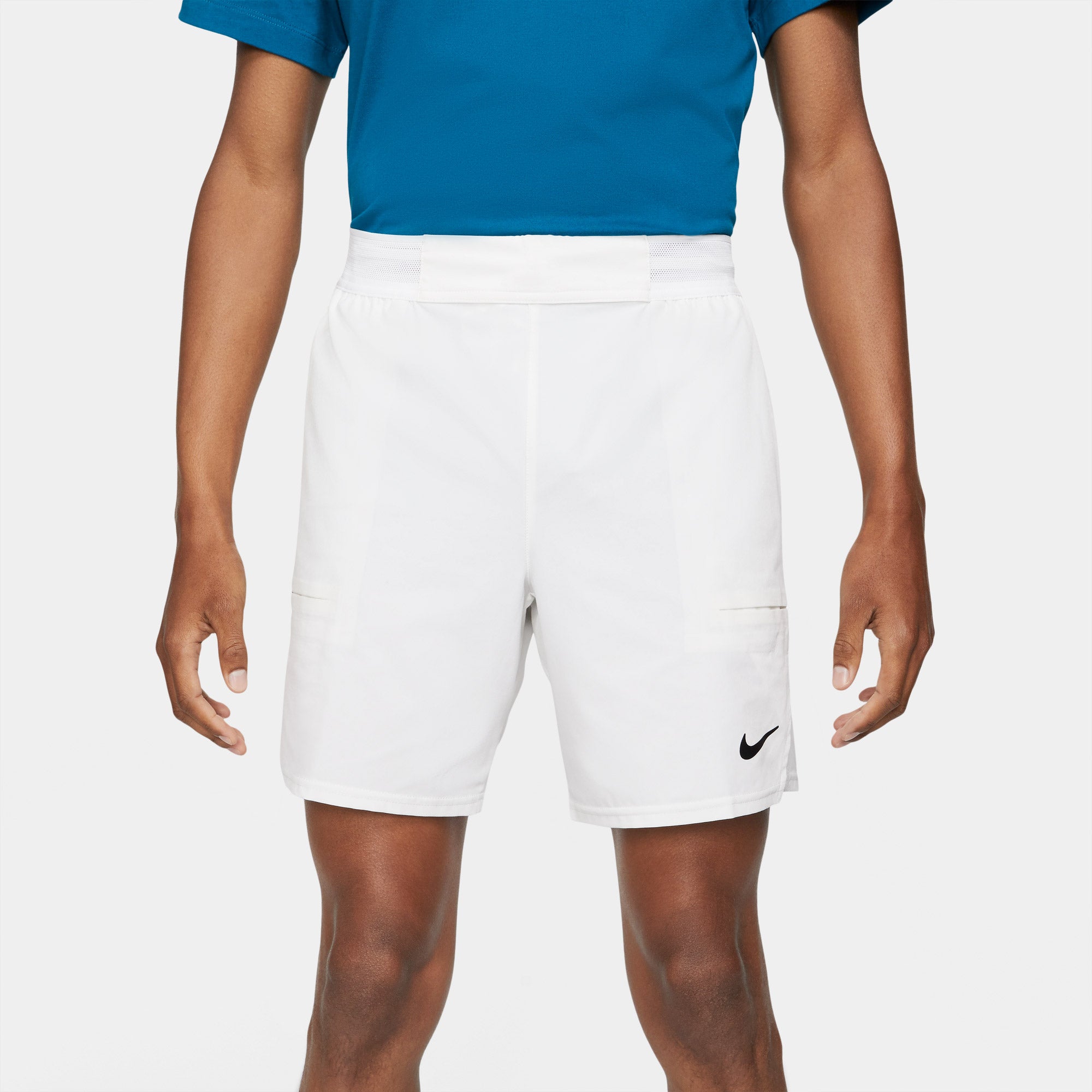 Nike Flex Advantage Men's 7-Inch Tennis Shorts White (4)