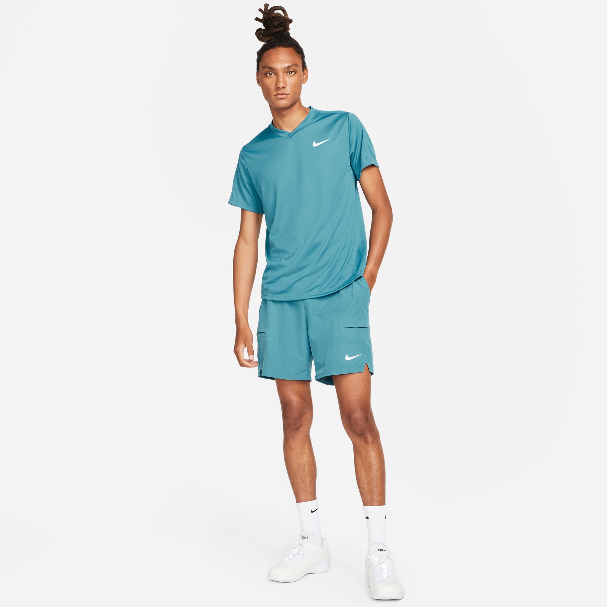 Nike Flex Advantage Men's 7-Inch Tennis Shorts Blue (3)