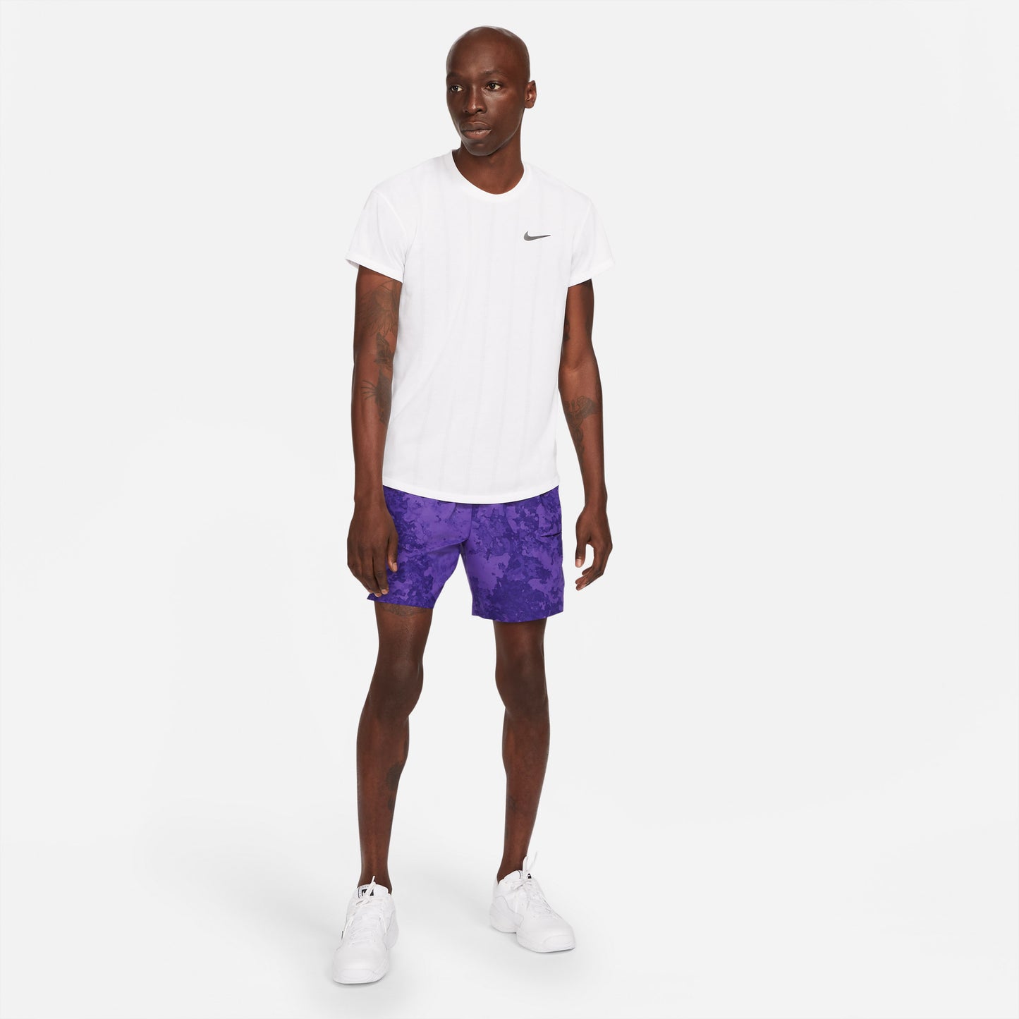 Nike Flex Slam Men's 9-Inch Tennis Shorts Purple (3)