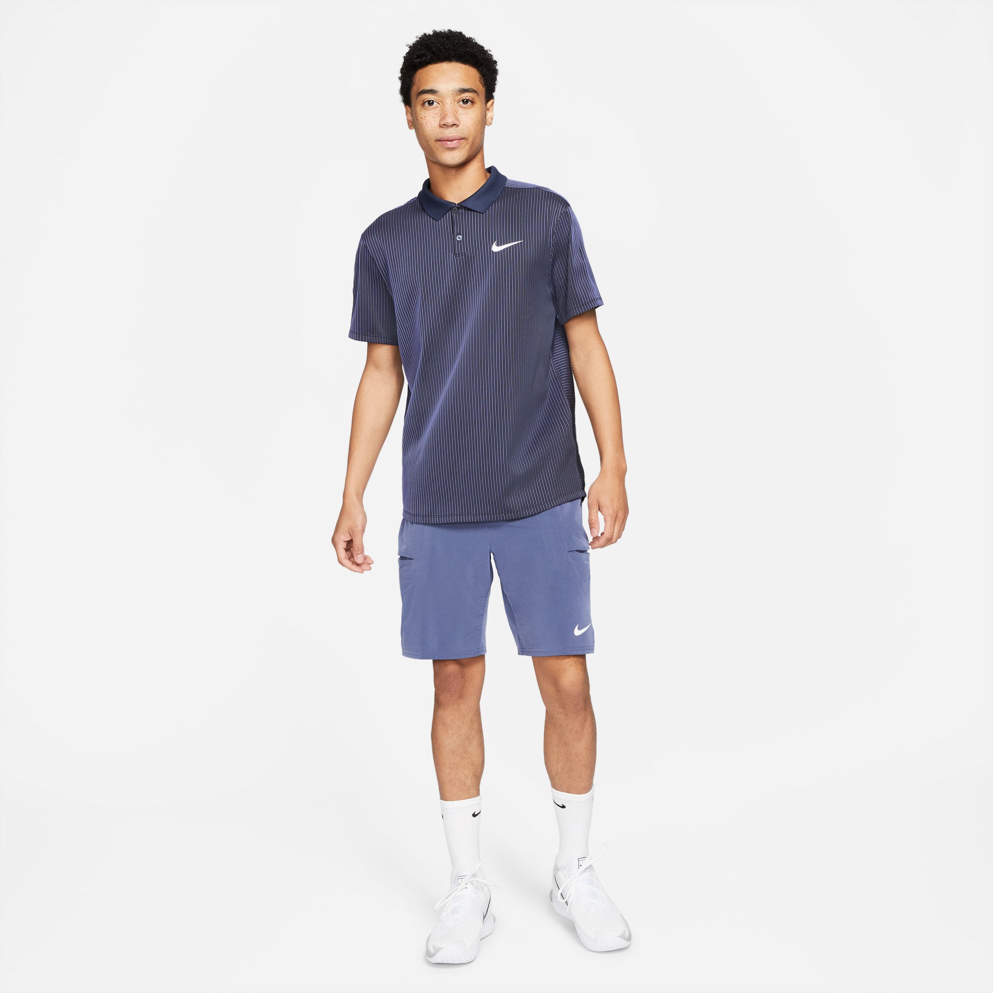 Nike Flex Slam Men's 9-Inch Tennis Shorts Purple (3)