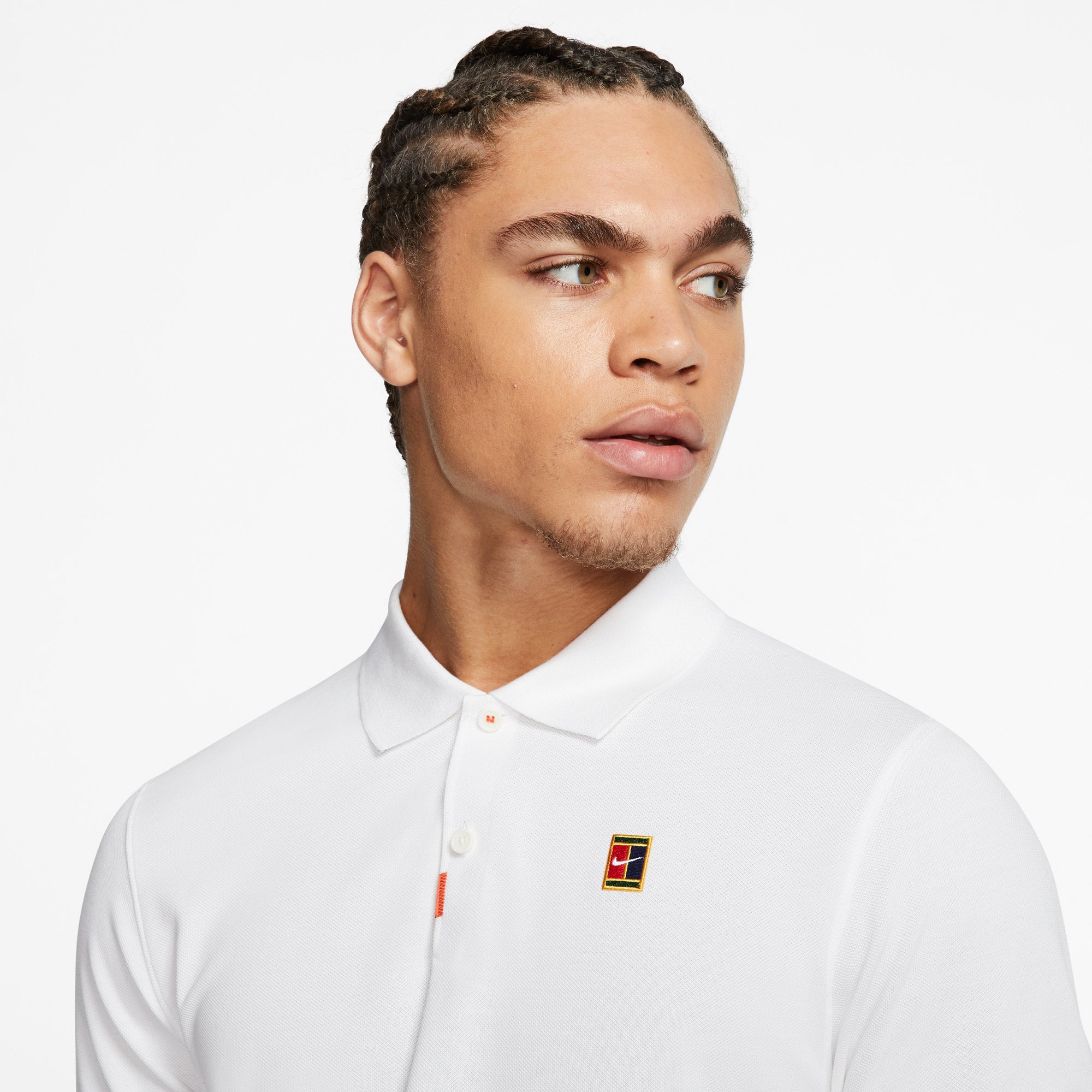 Nike Heritage Men's Slim Fit Tennis Polo White (4)