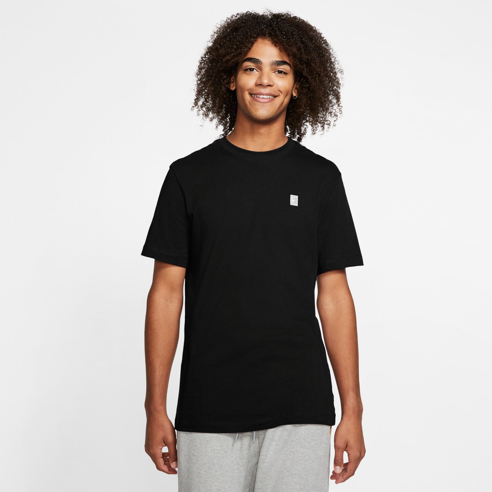 Nike Heritage Men's Tennis T-Shirt Black (1)