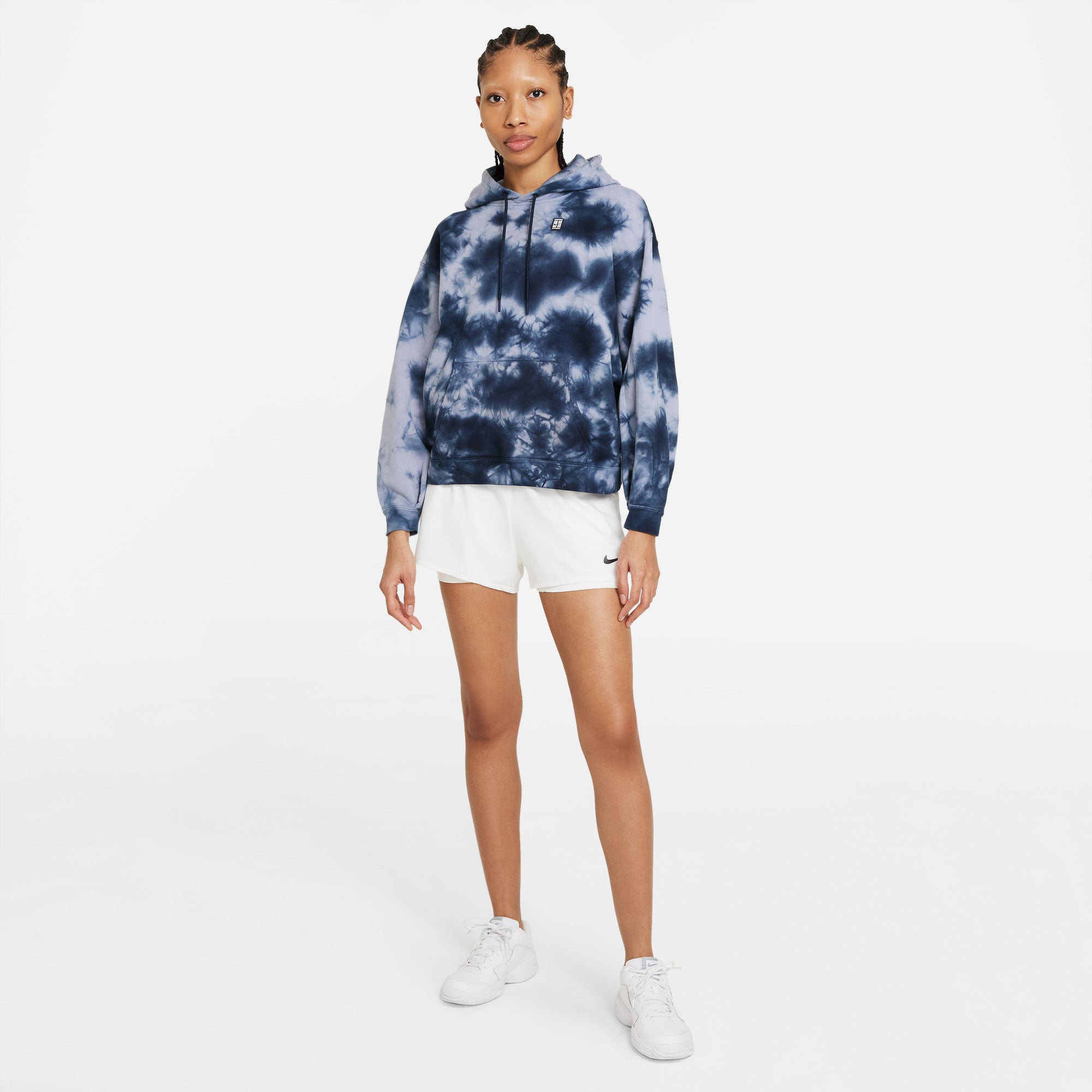 Nike Heritage Women's Tie-Dye Tennis Hoodie Purple (3)