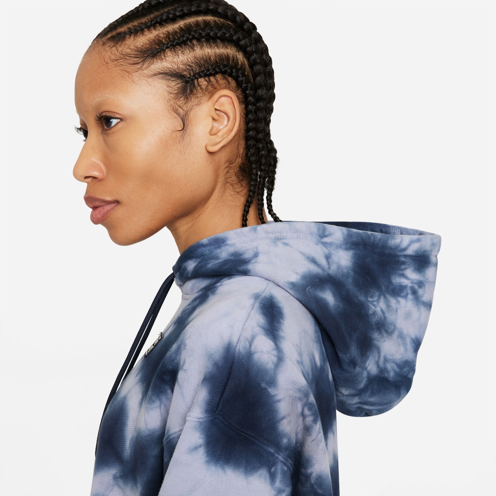 Nike Heritage Women's Tie-Dye Tennis Hoodie Purple (4)