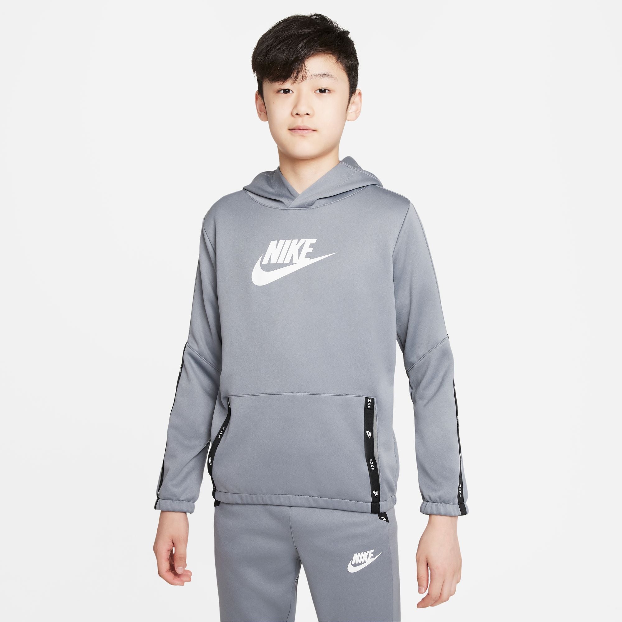Nike Kids' Poly Tracksuit Grey (3)