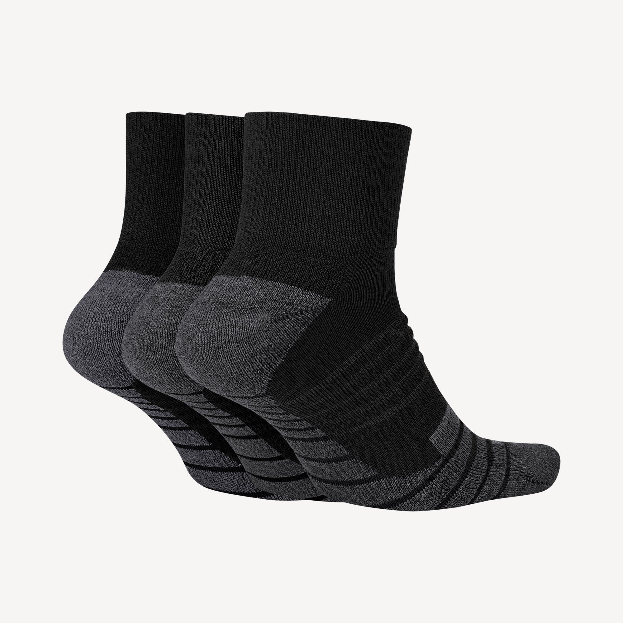 Nike Max Cushioned Training Ankle Socks (3 Pairs) Black (2)