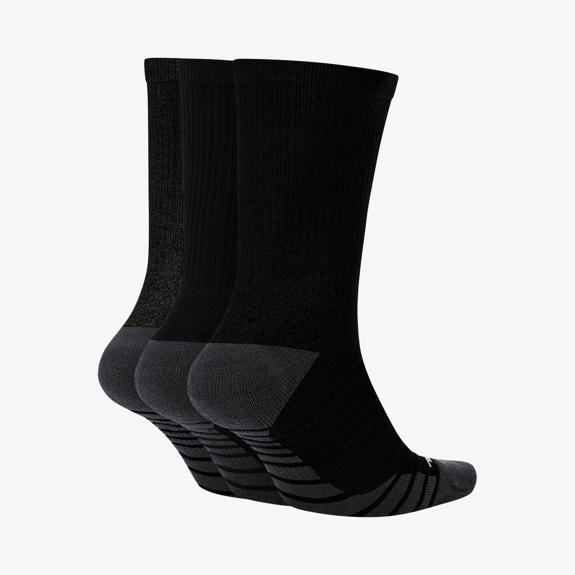 Nike Max Cushioned Training Crew Socks (3 Pairs) Black (2)