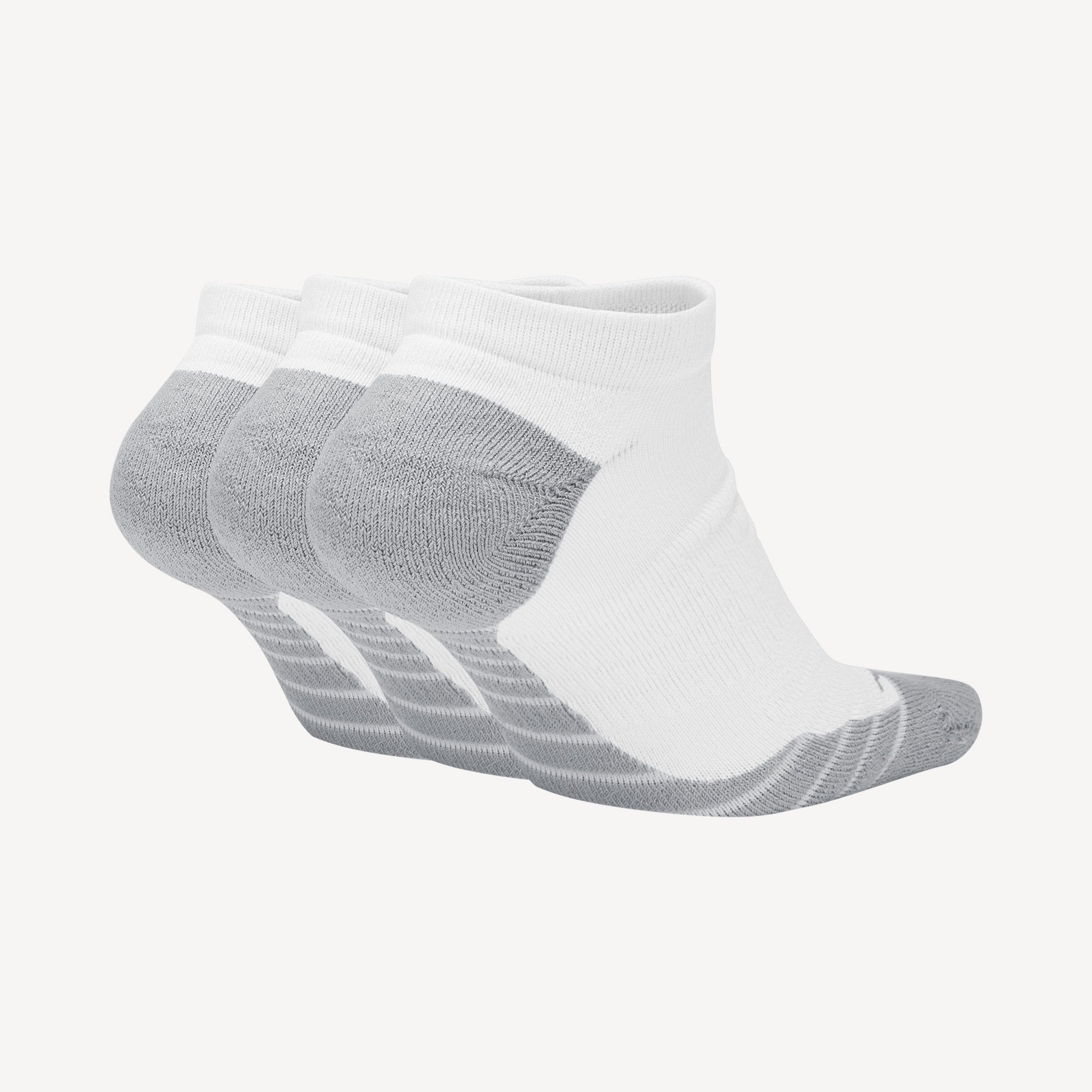 Nike Max Cushioned Training No-Show Socks (3 Pairs) White (2)