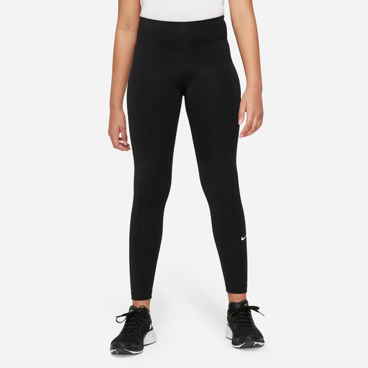 Nike One Dri-FIT Girls' Leggings Black (1)