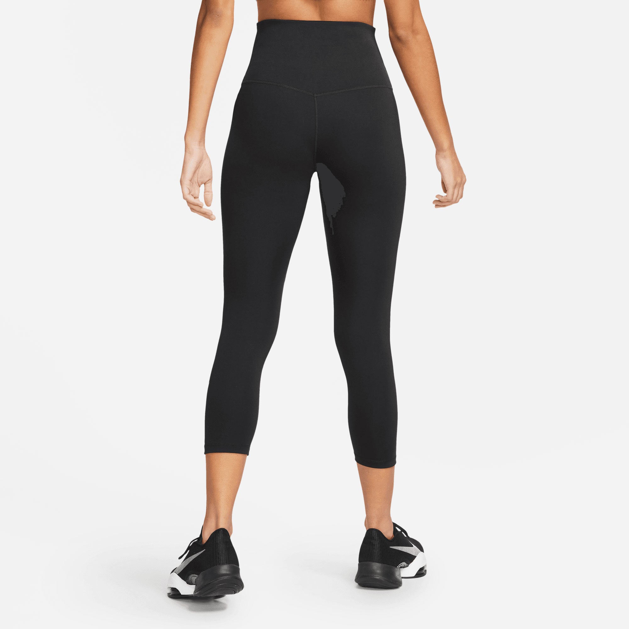 Nike One Dri-FIT Women's High-Rise Cropped Leggings Black (2)