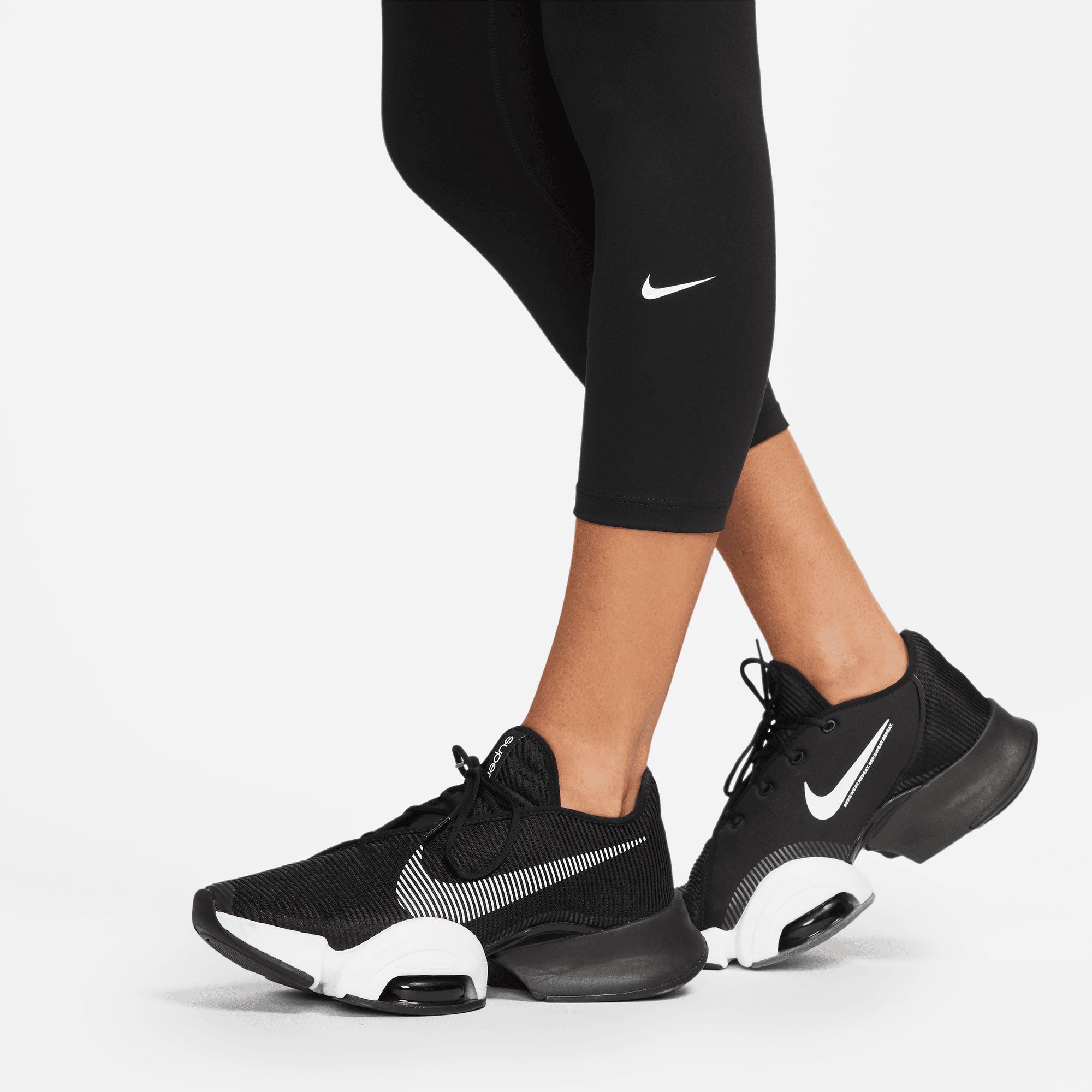 Nike One Dri-FIT Women's High-Rise Cropped Leggings Black (3)