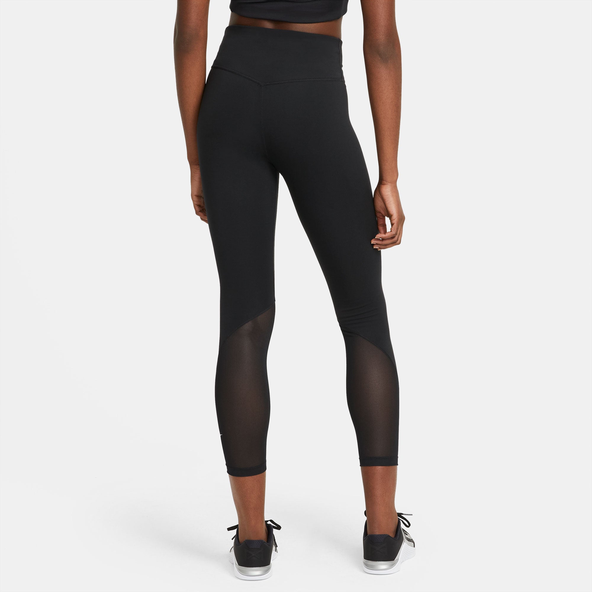 Nike One Women's Dri-FIT Mid-Rise 7/8 Leggings - Black